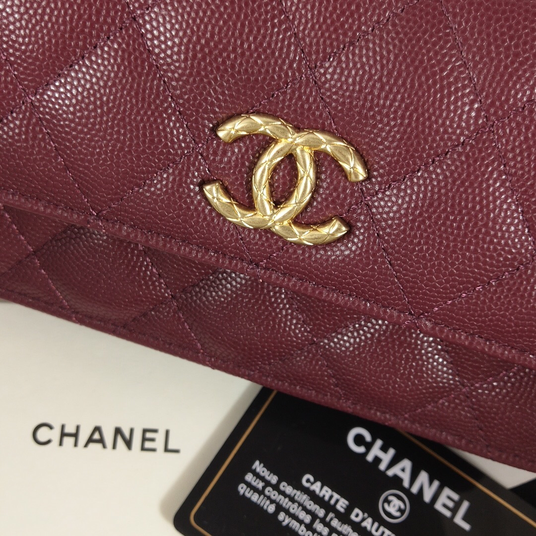 Chanel Caviar Leather Chain Bag