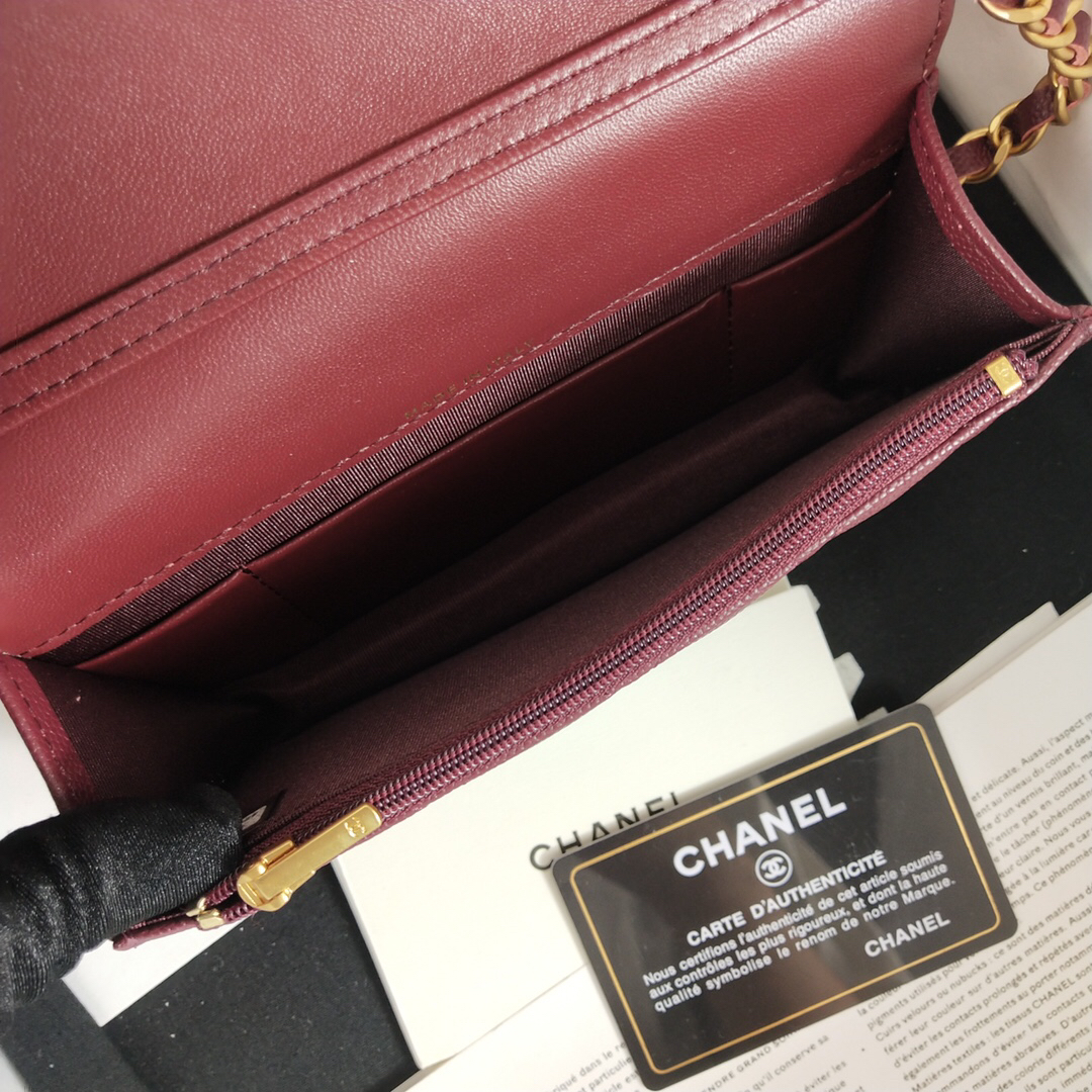 Chanel Caviar Leather Chain Bag