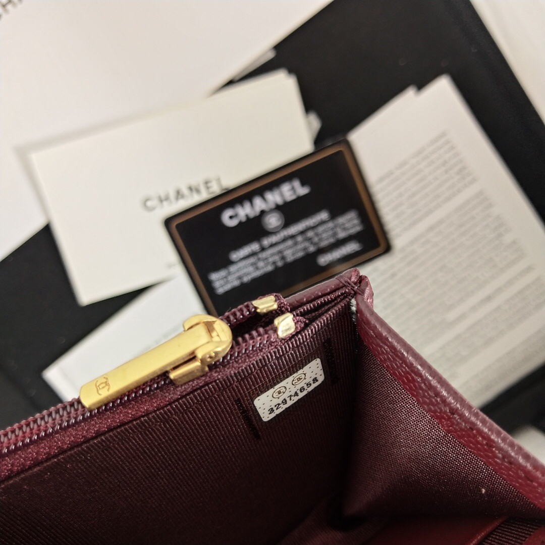 Chanel Caviar Leather Chain Bag