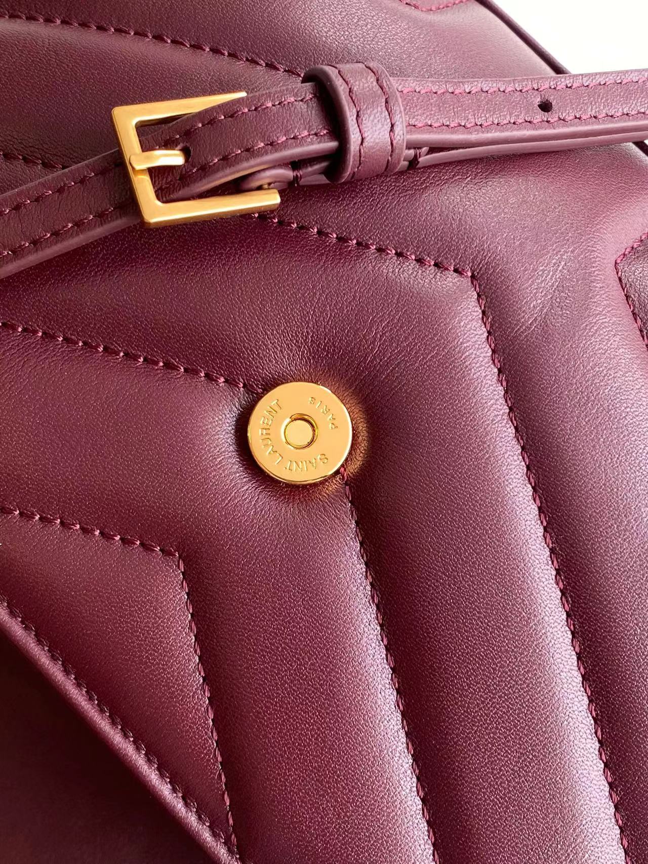 Saint Laurent YSL LouLou Calfskin Crossbody Bag