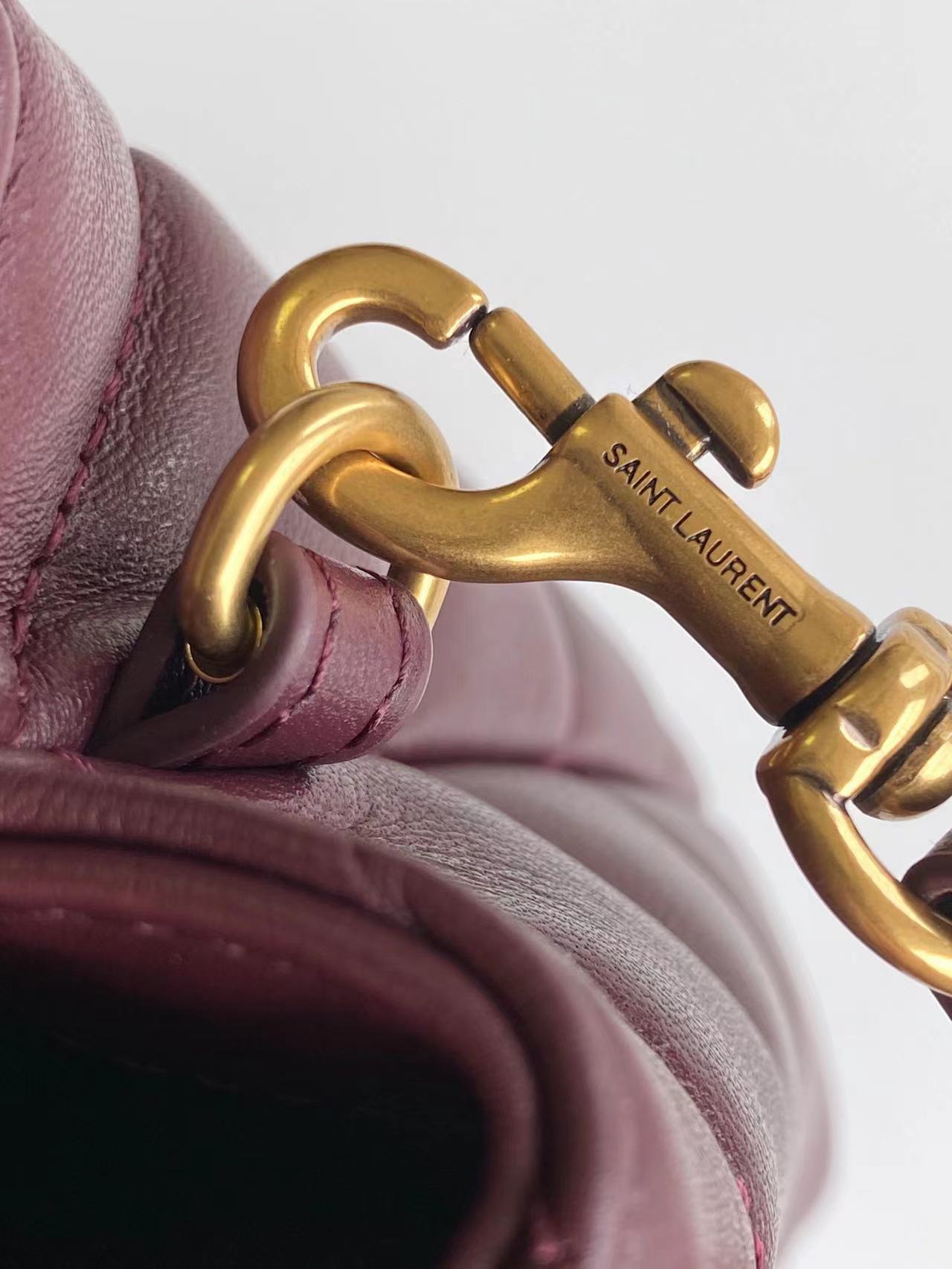 Saint Laurent YSL LouLou Calfskin Crossbody Bag