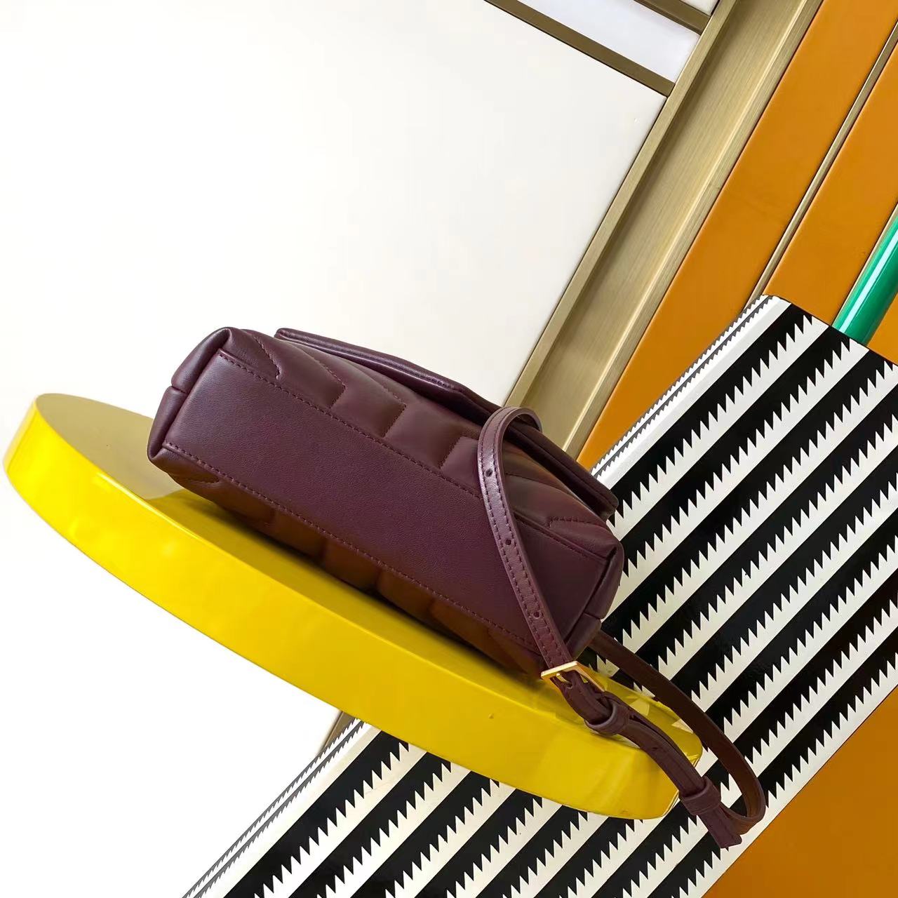 Saint Laurent YSL LouLou Calfskin Crossbody Bag