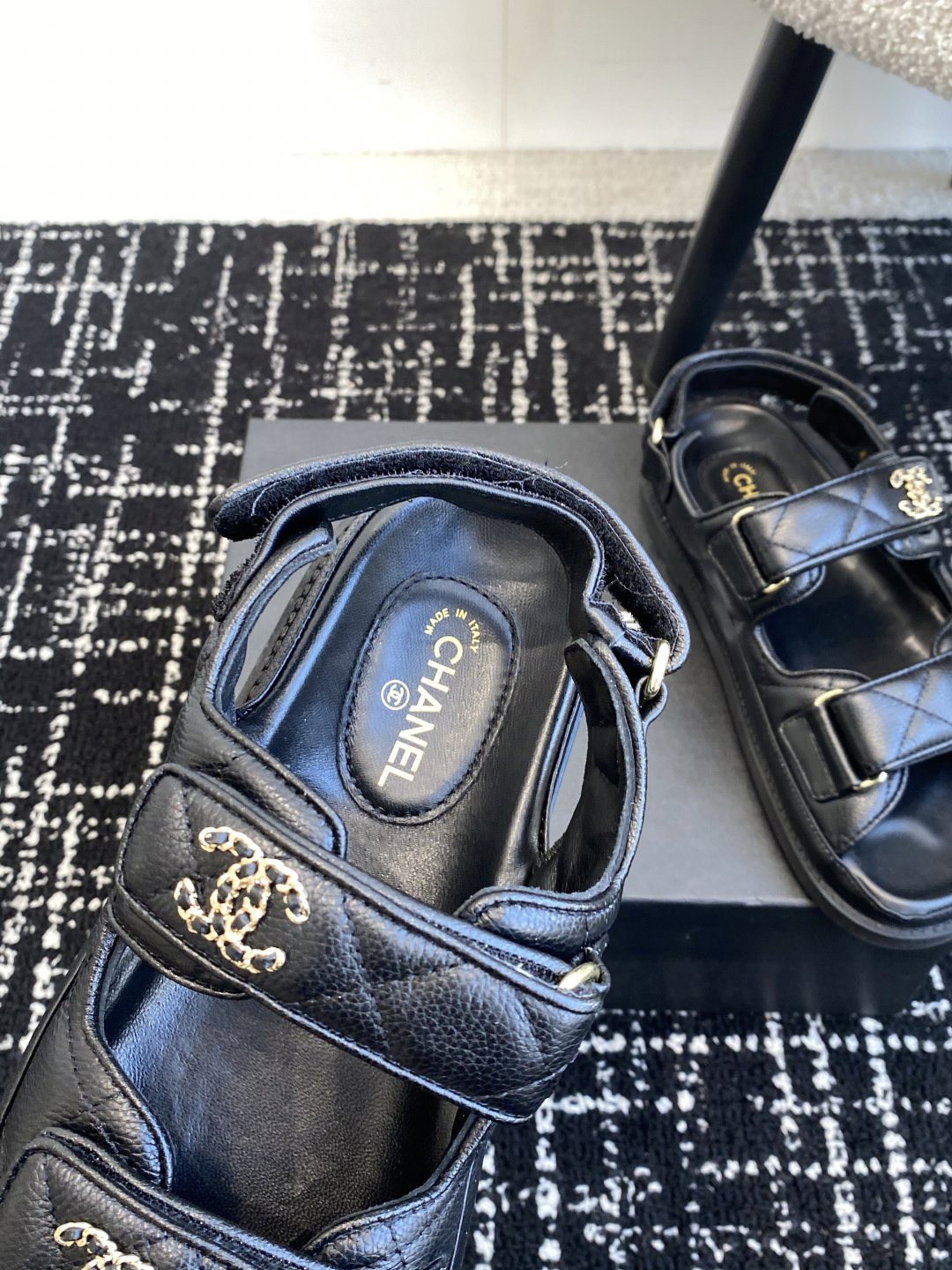 Chanel Classic Leather Sandals