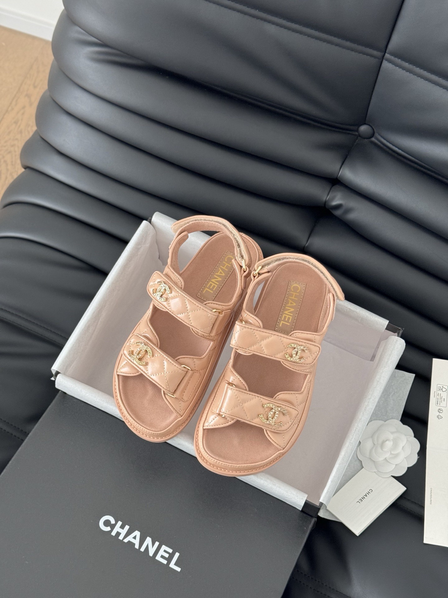 Chanel Soft Lambskin Sandals