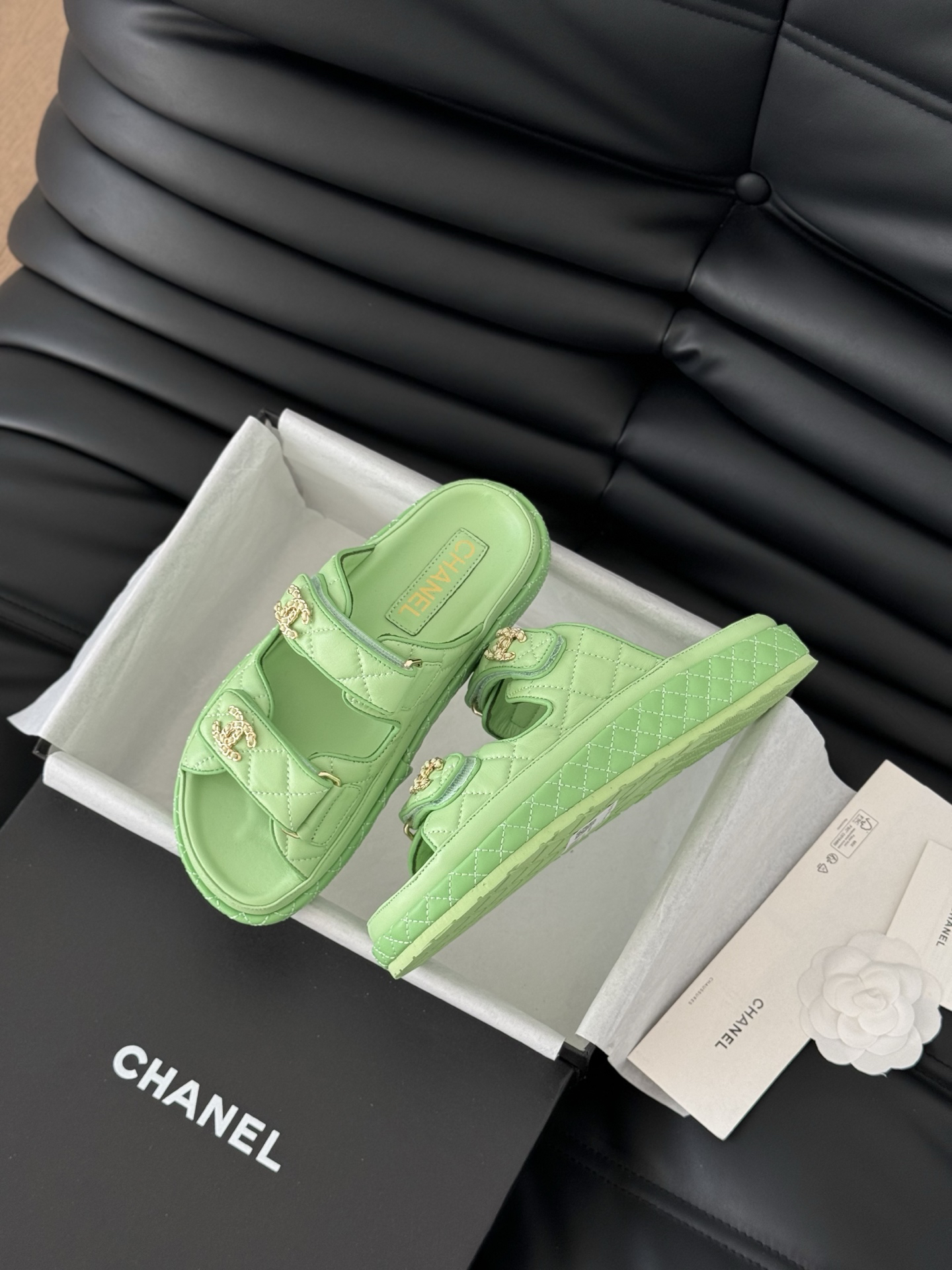 Chanel Lambskin Slippers