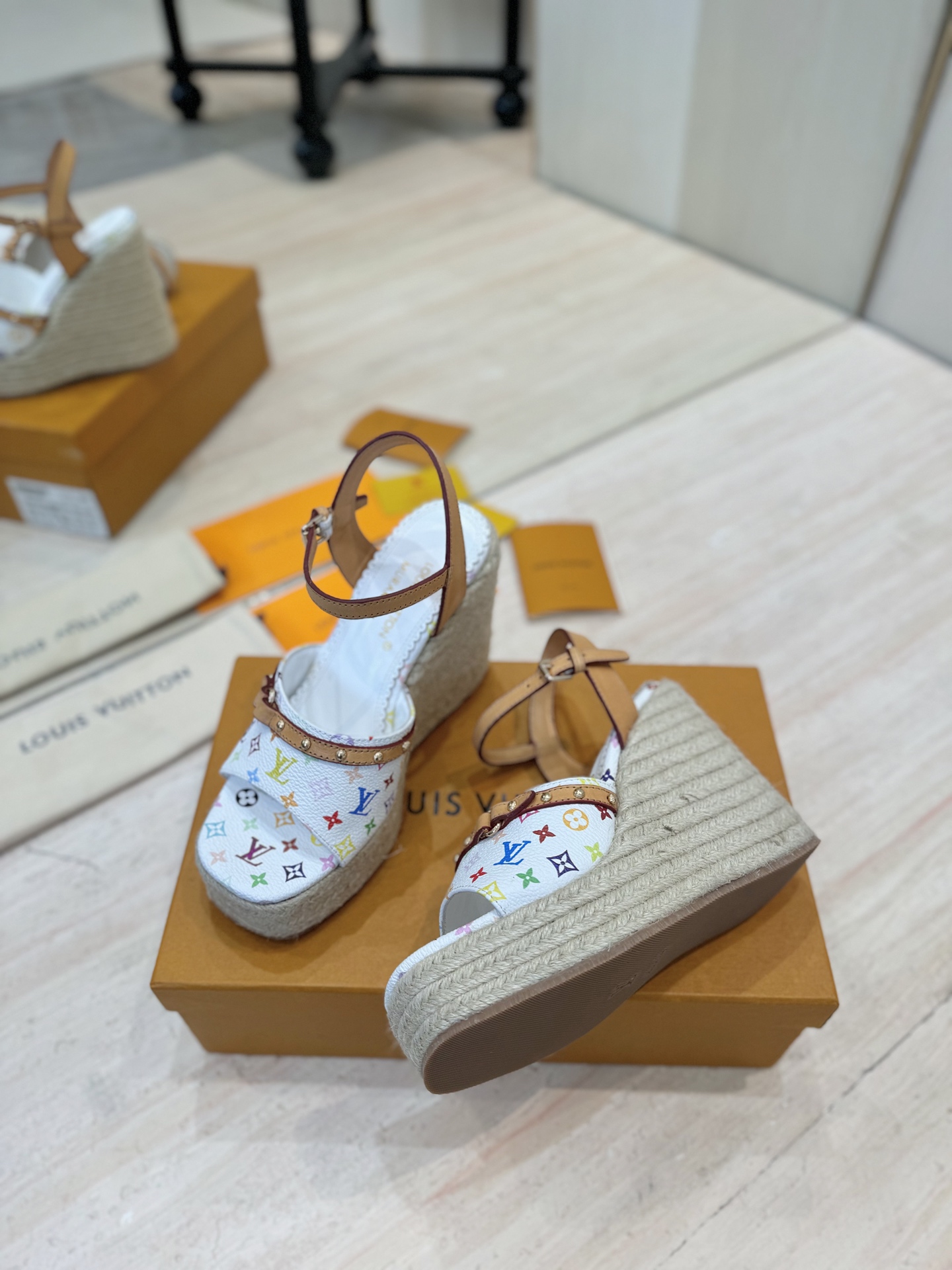 LV X TM Platform Sandals