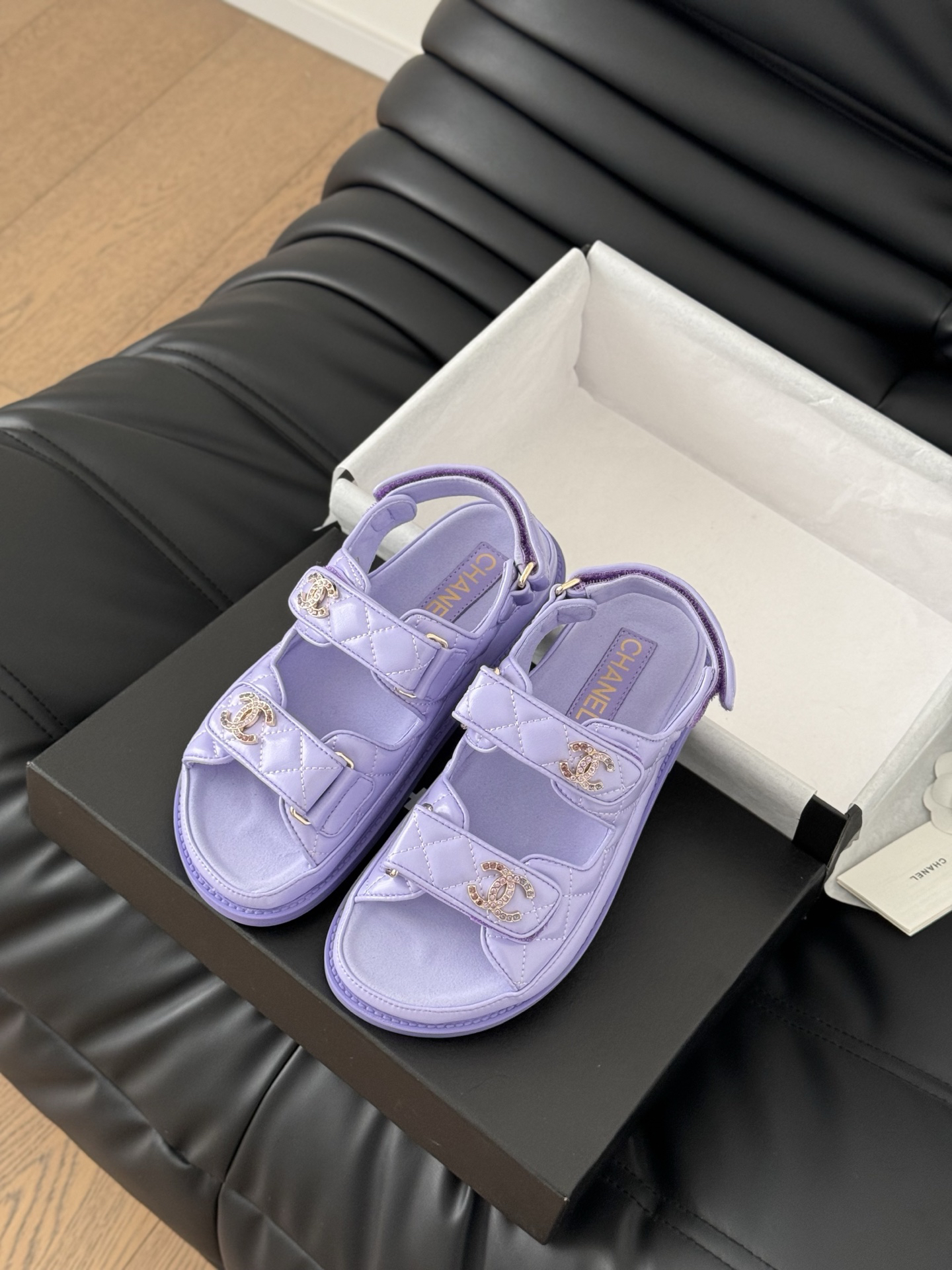 Chanel Soft Lambskin Sandals