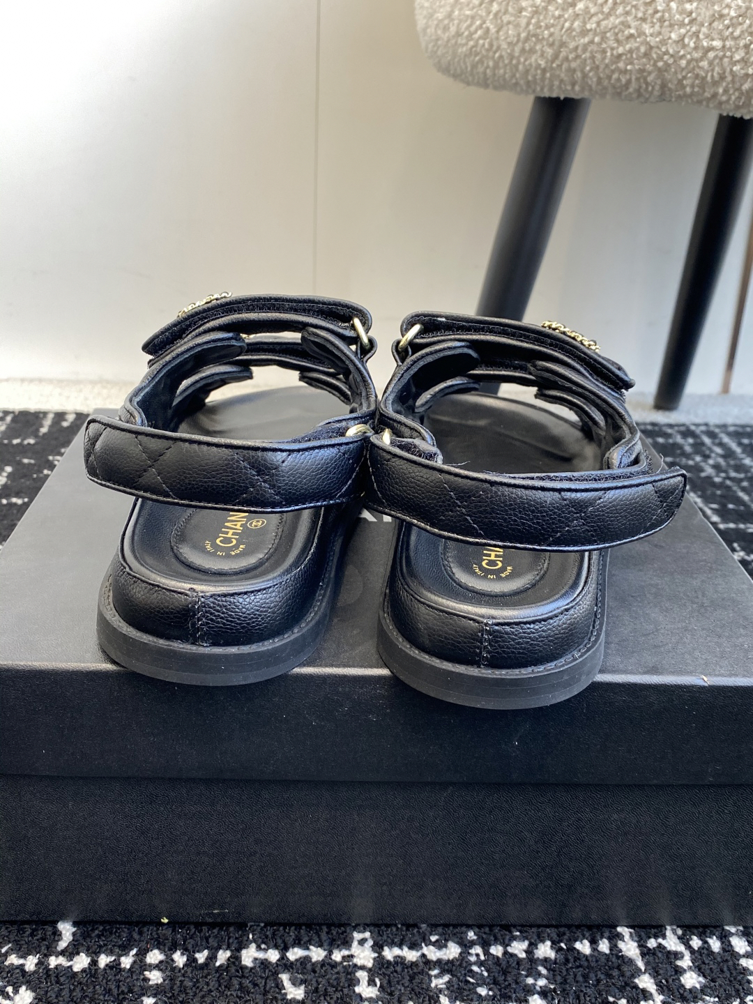 Chanel Classic Leather Sandals