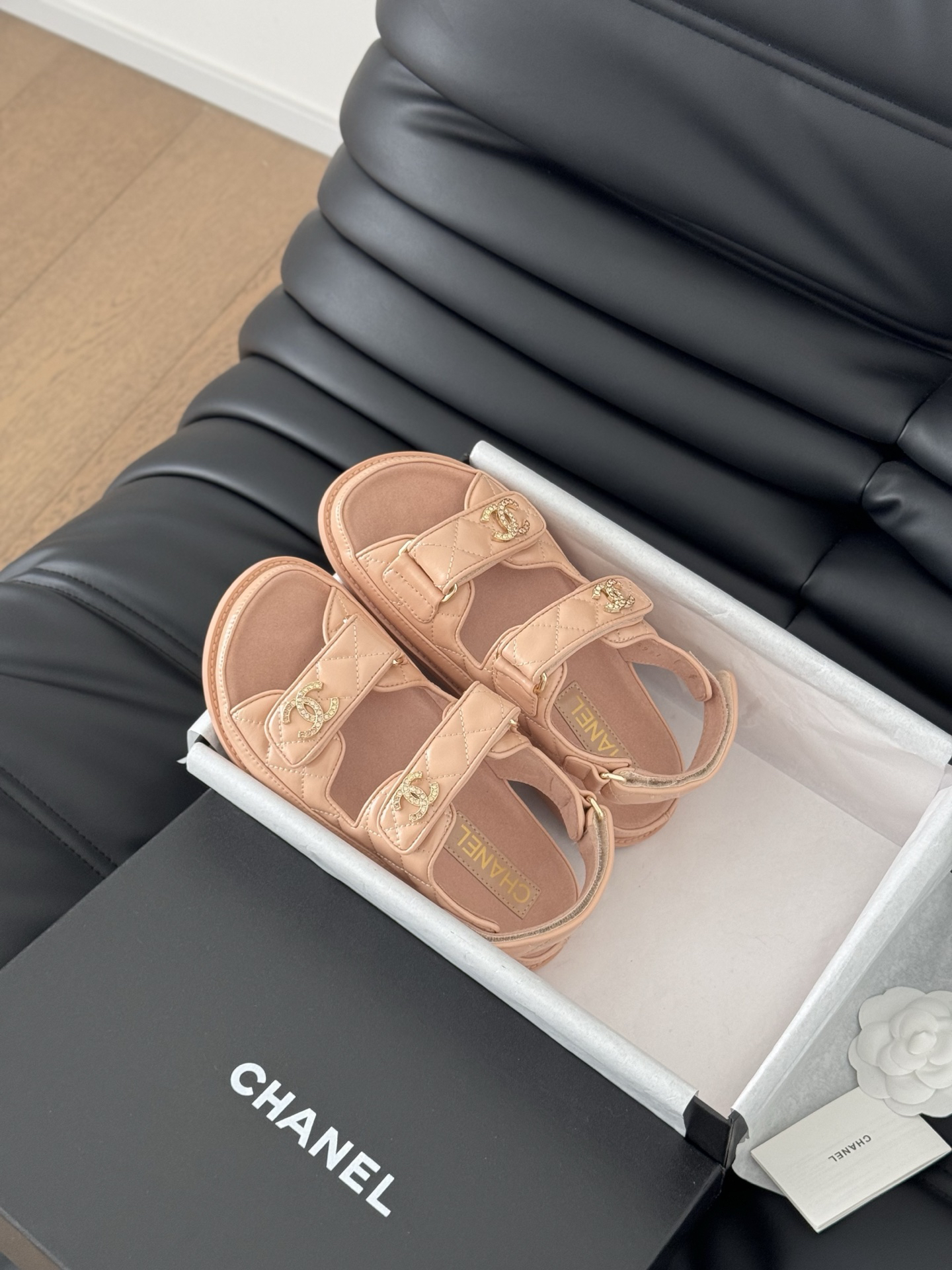 Chanel Soft Lambskin Sandals