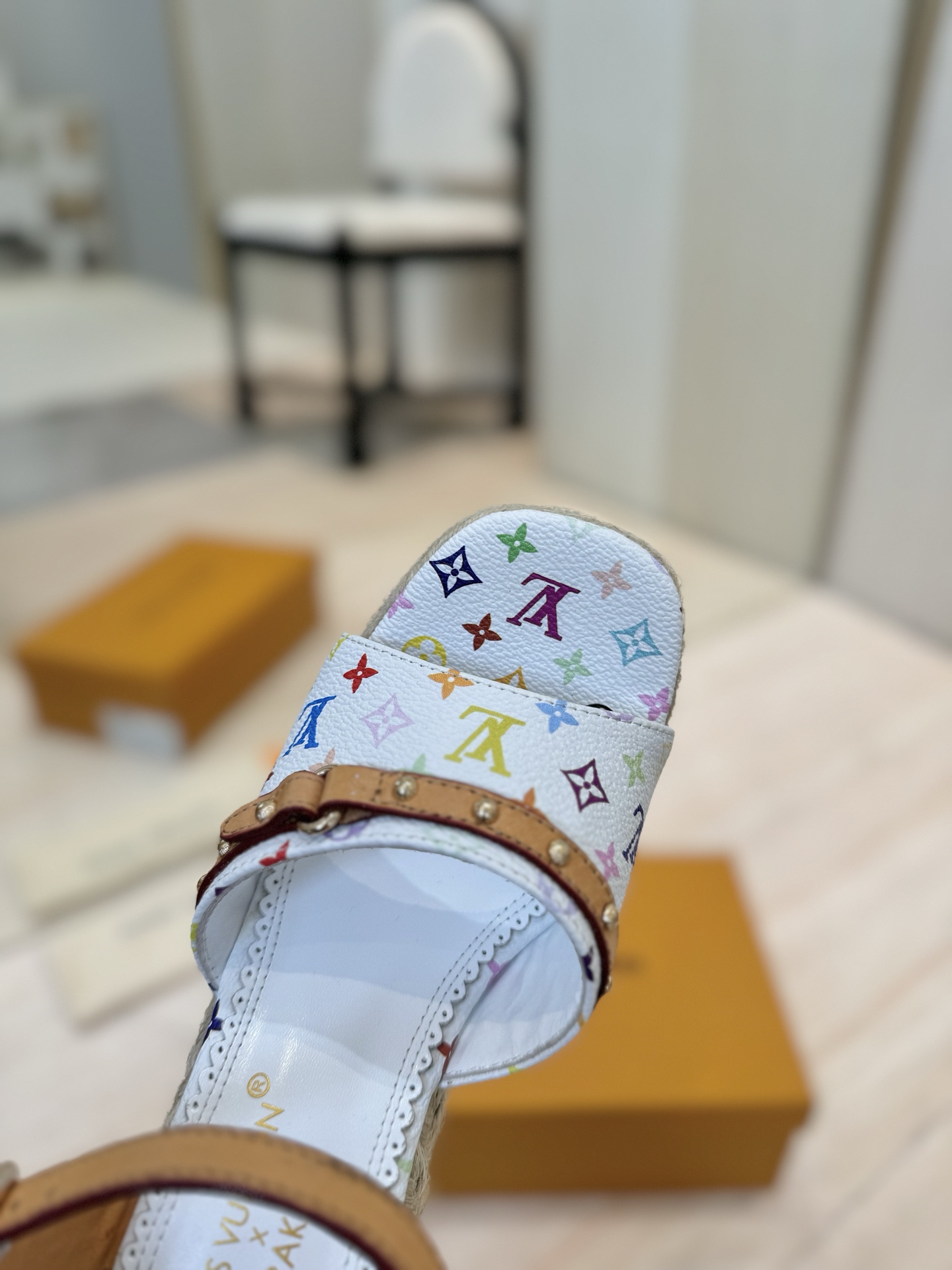 LV X TM Platform Sandals