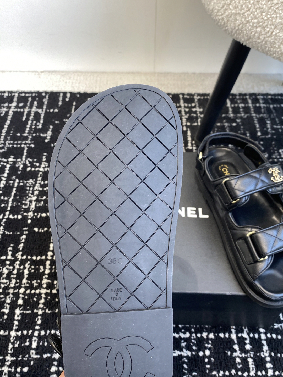 Chanel Classic Leather Sandals
