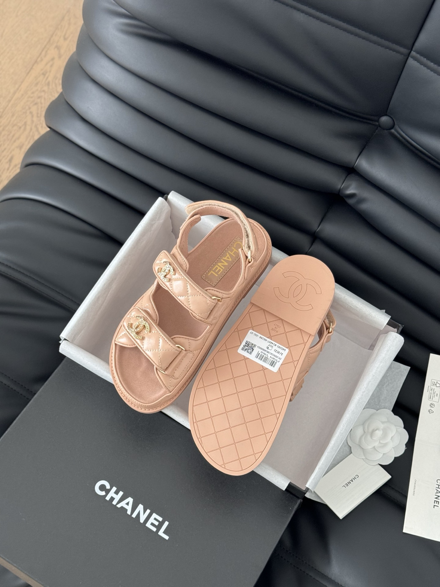 Chanel Soft Lambskin Sandals