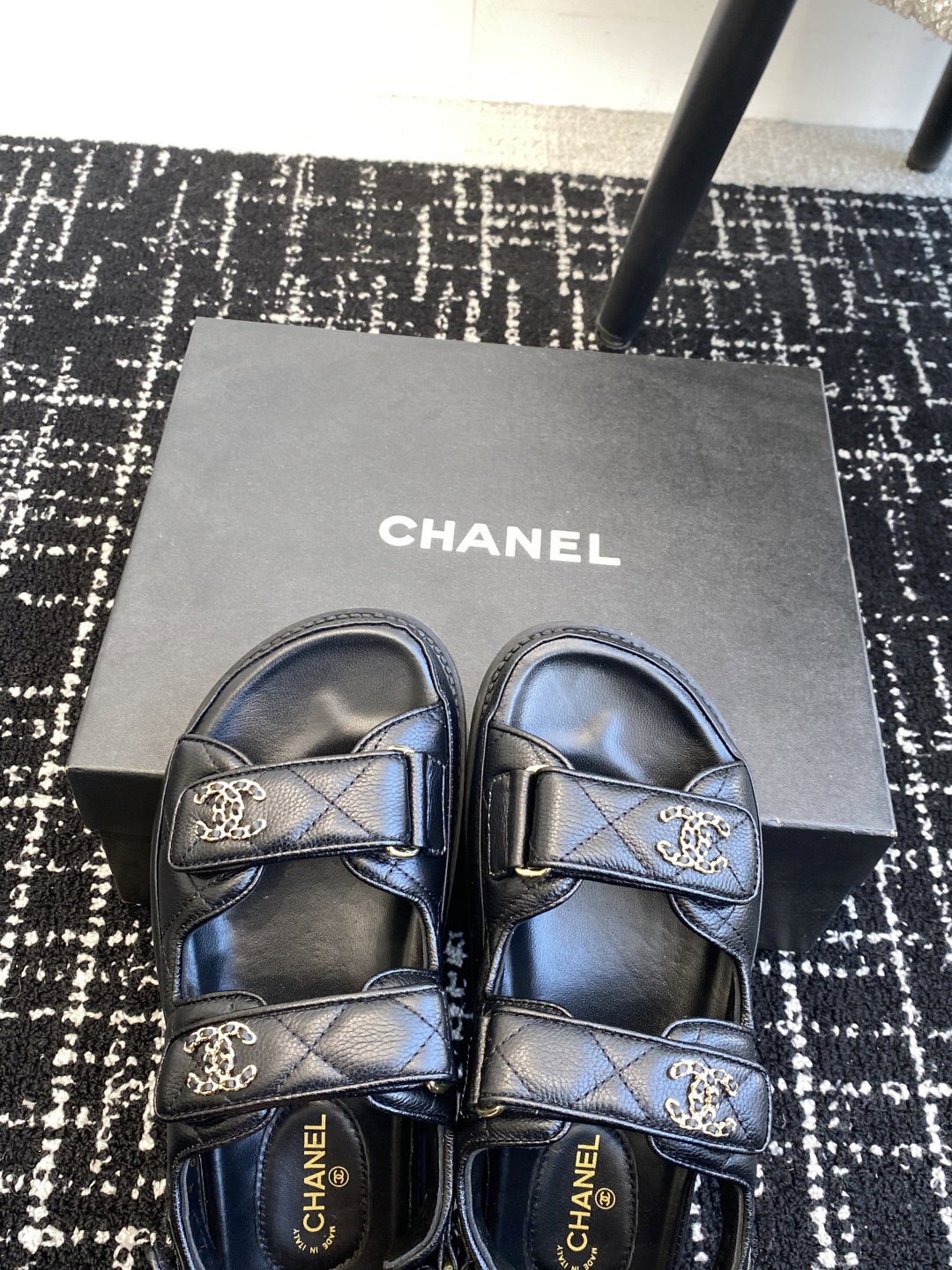 Chanel Classic Leather Sandals