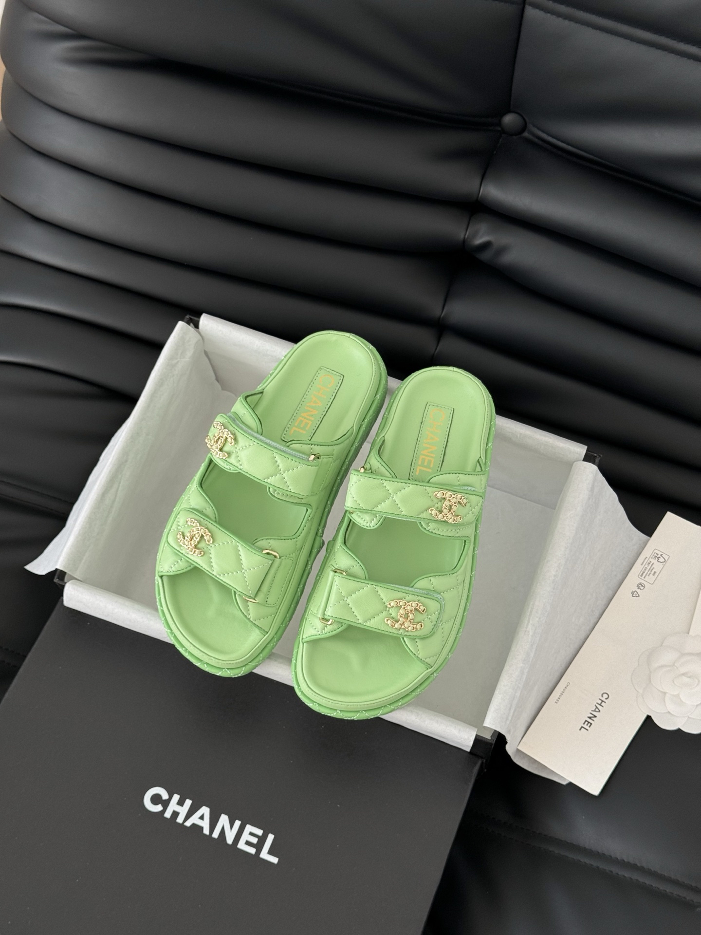 Chanel Lambskin Slippers