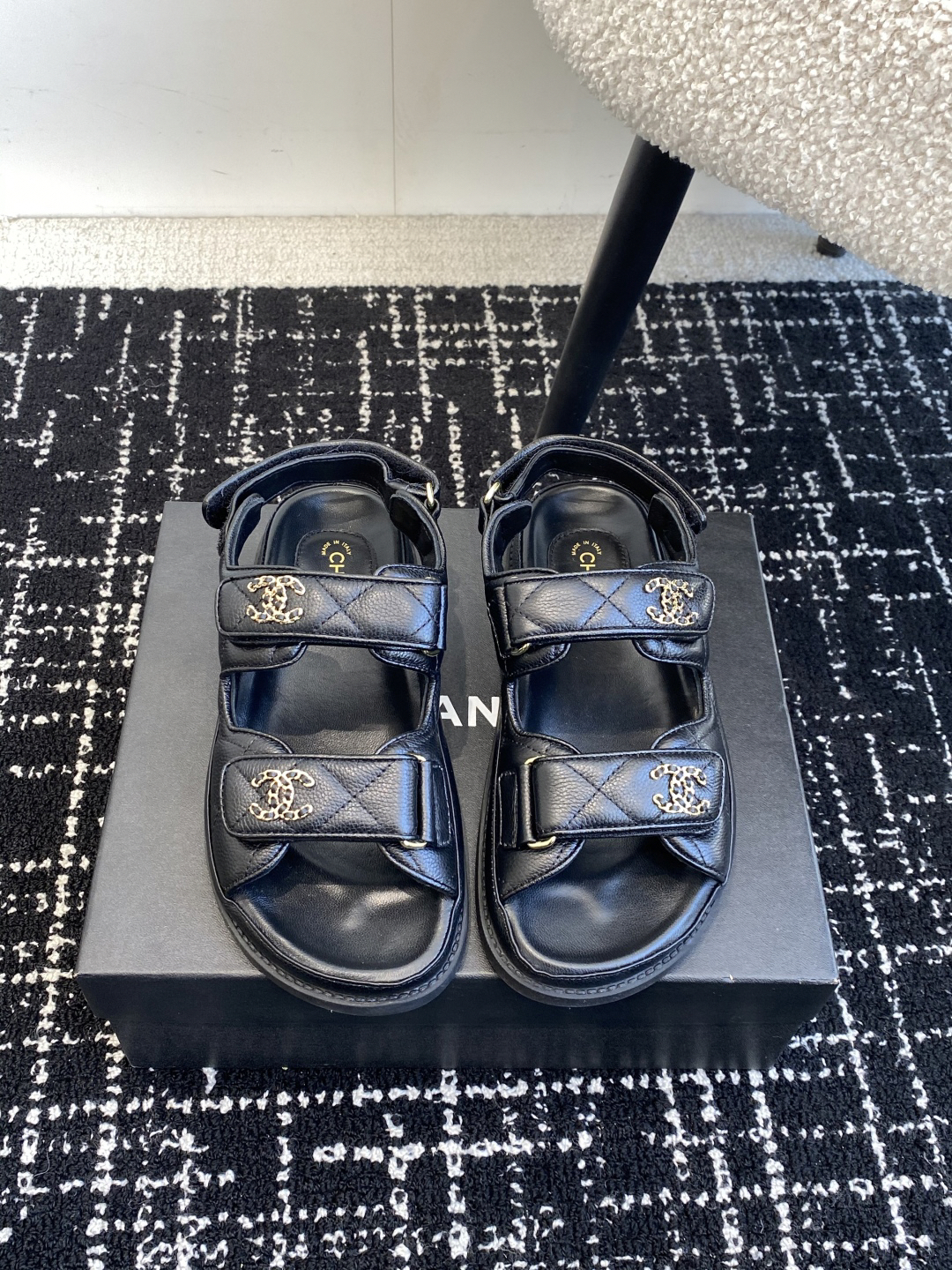 Chanel Classic Leather Sandals