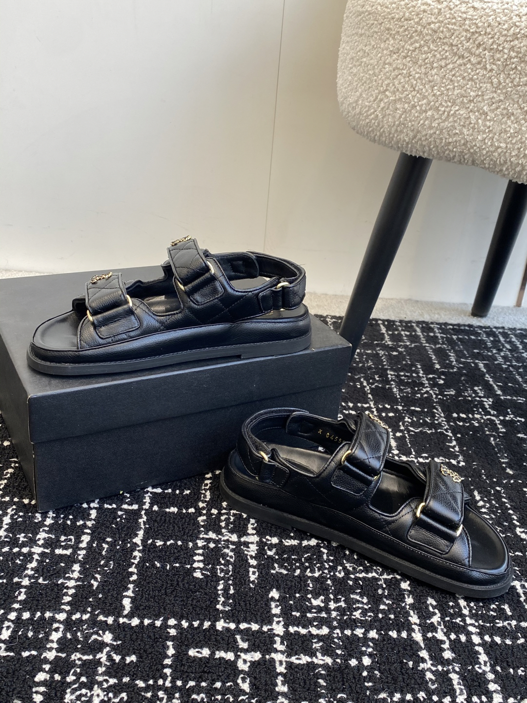 Chanel Classic Leather Sandals