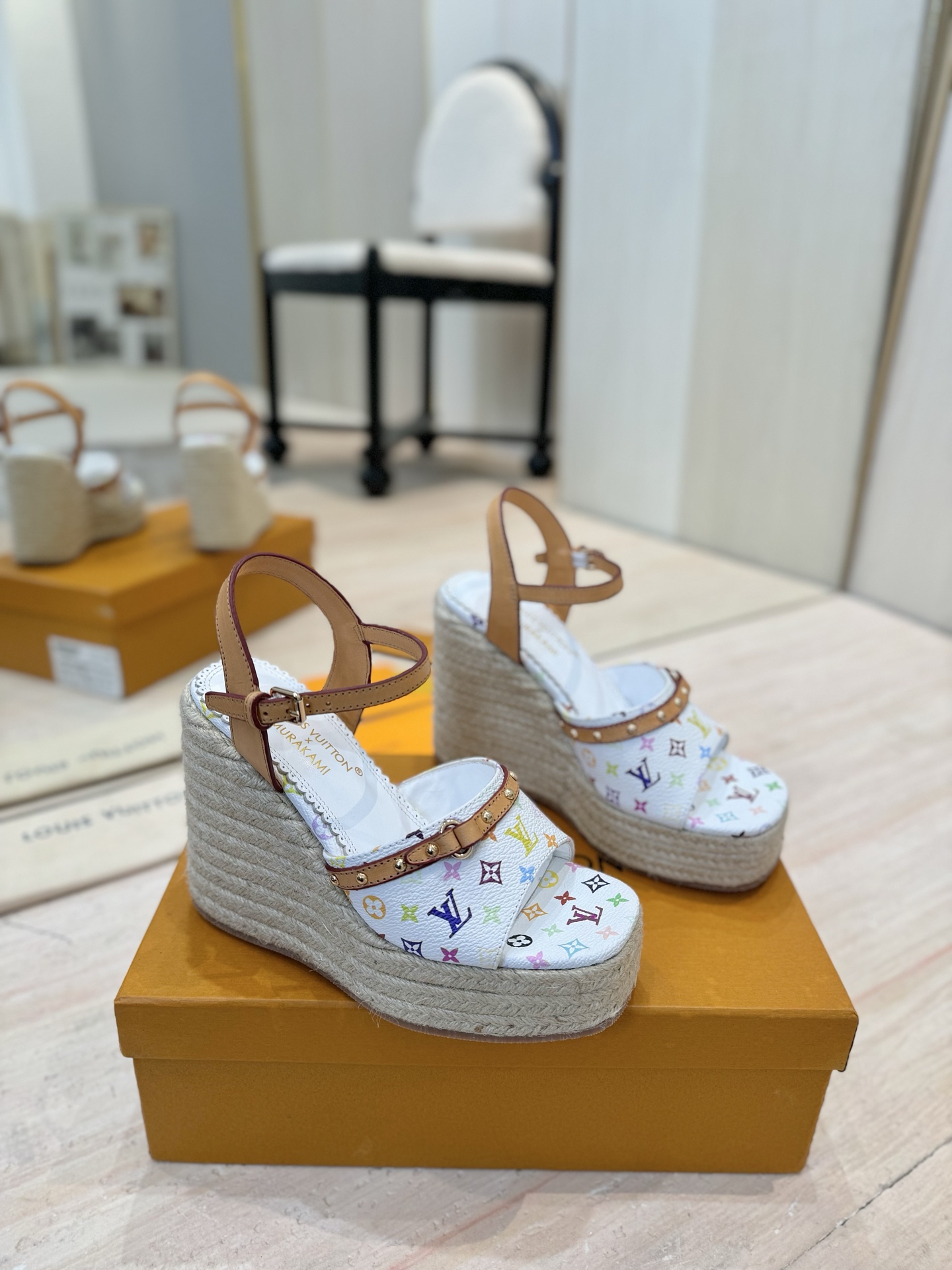 LV X TM Platform Sandals