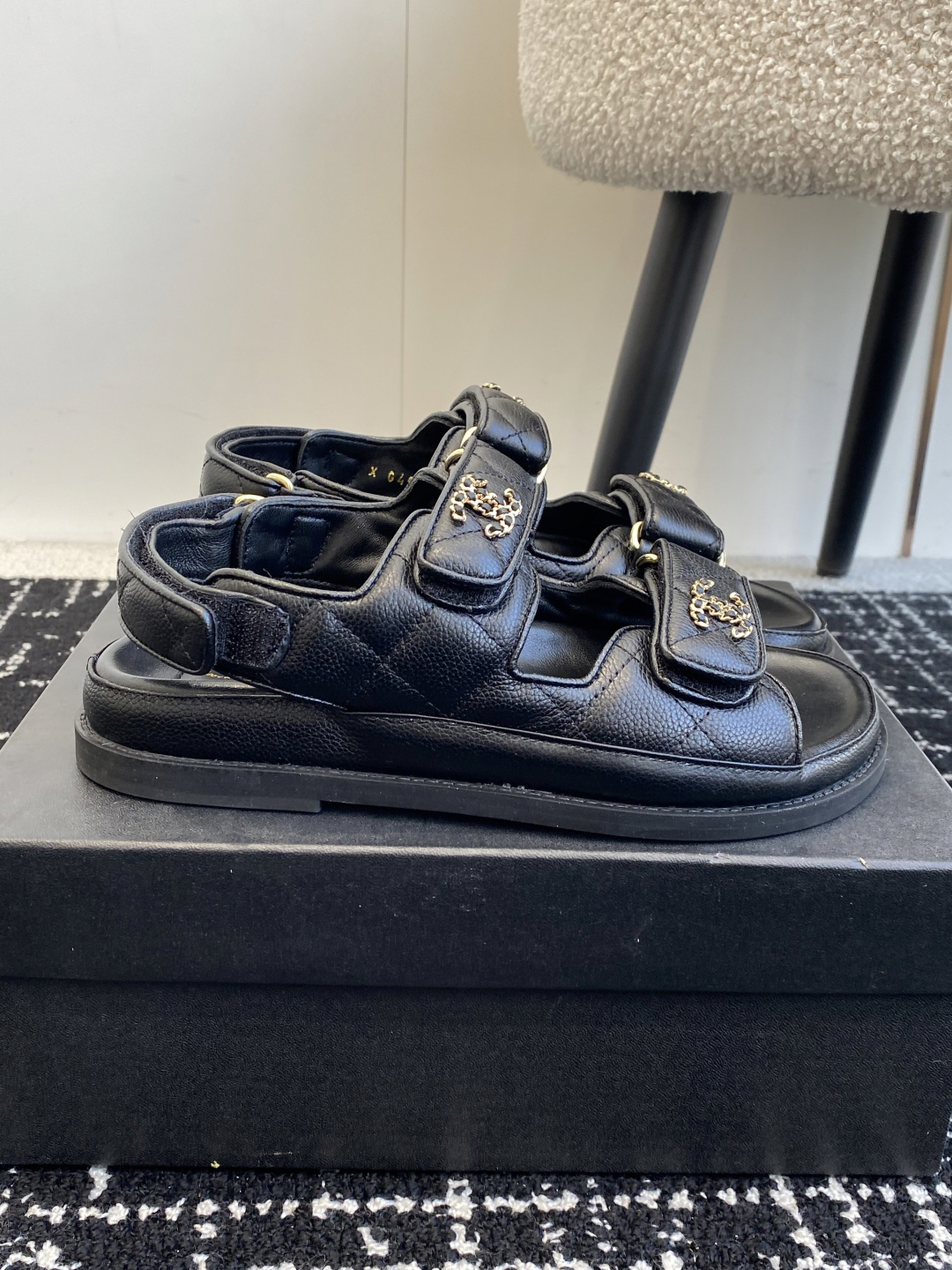 Chanel Classic Leather Sandals