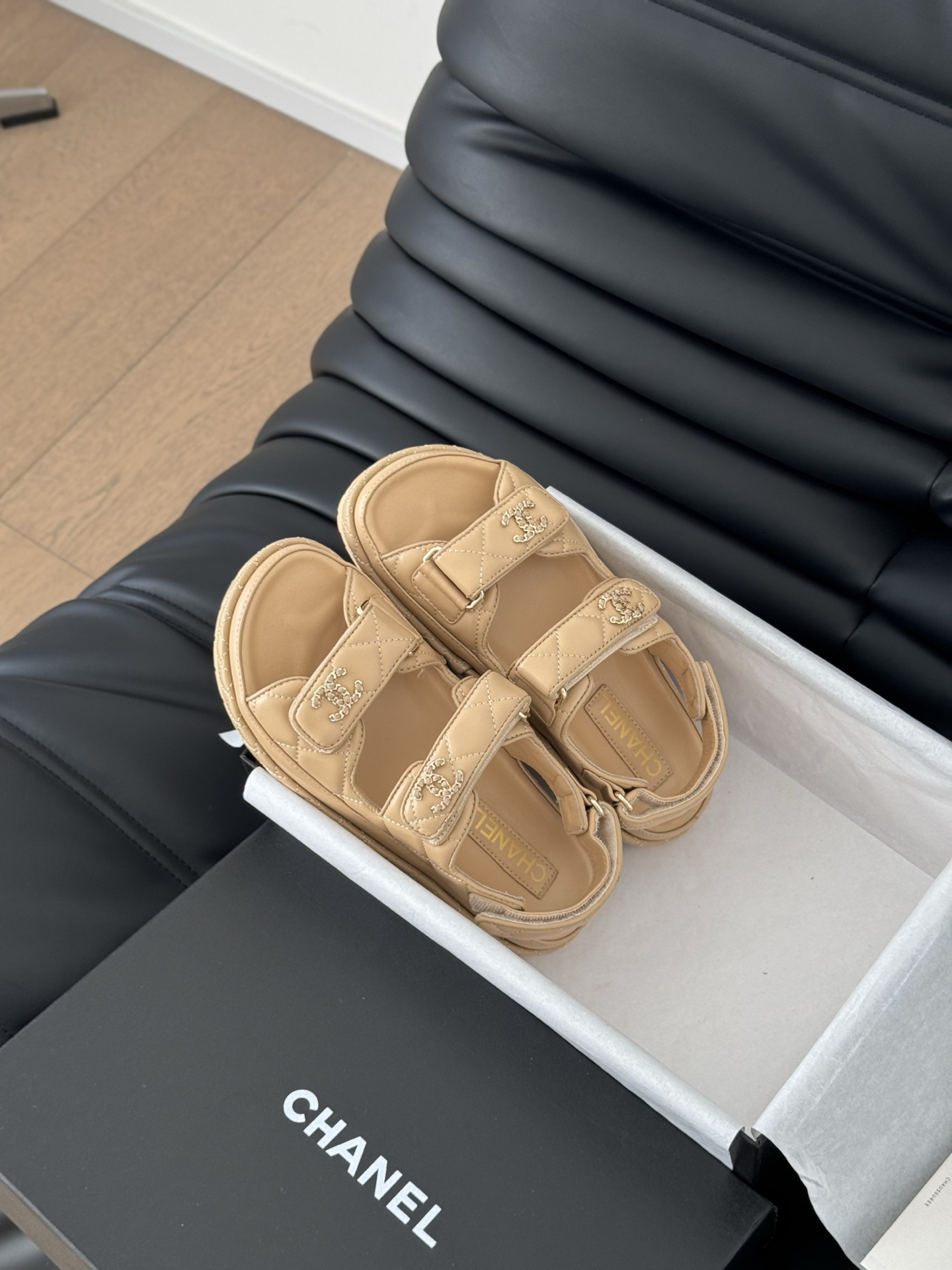 Chanel Soft Lambskin Sandals