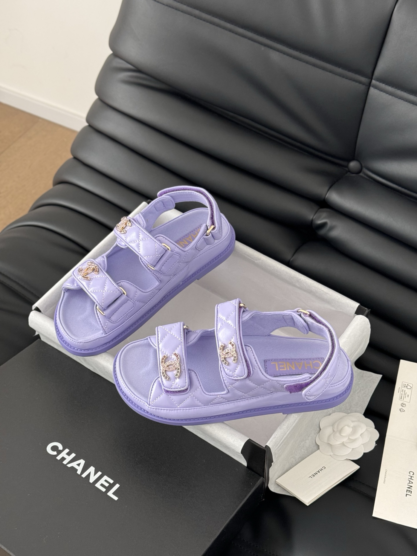 Chanel Soft Lambskin Sandals