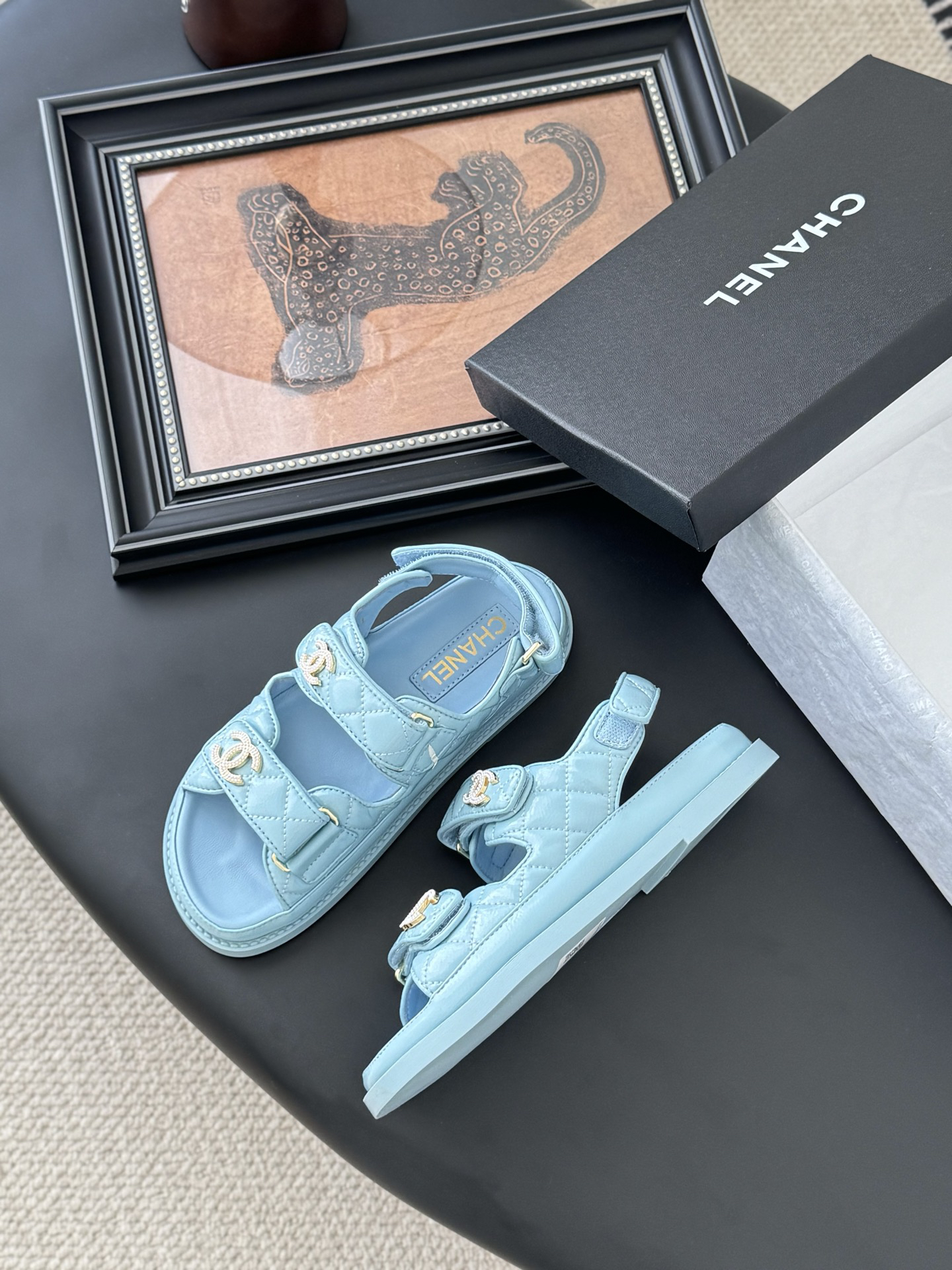 Chanel Soft Lambskin Sandals