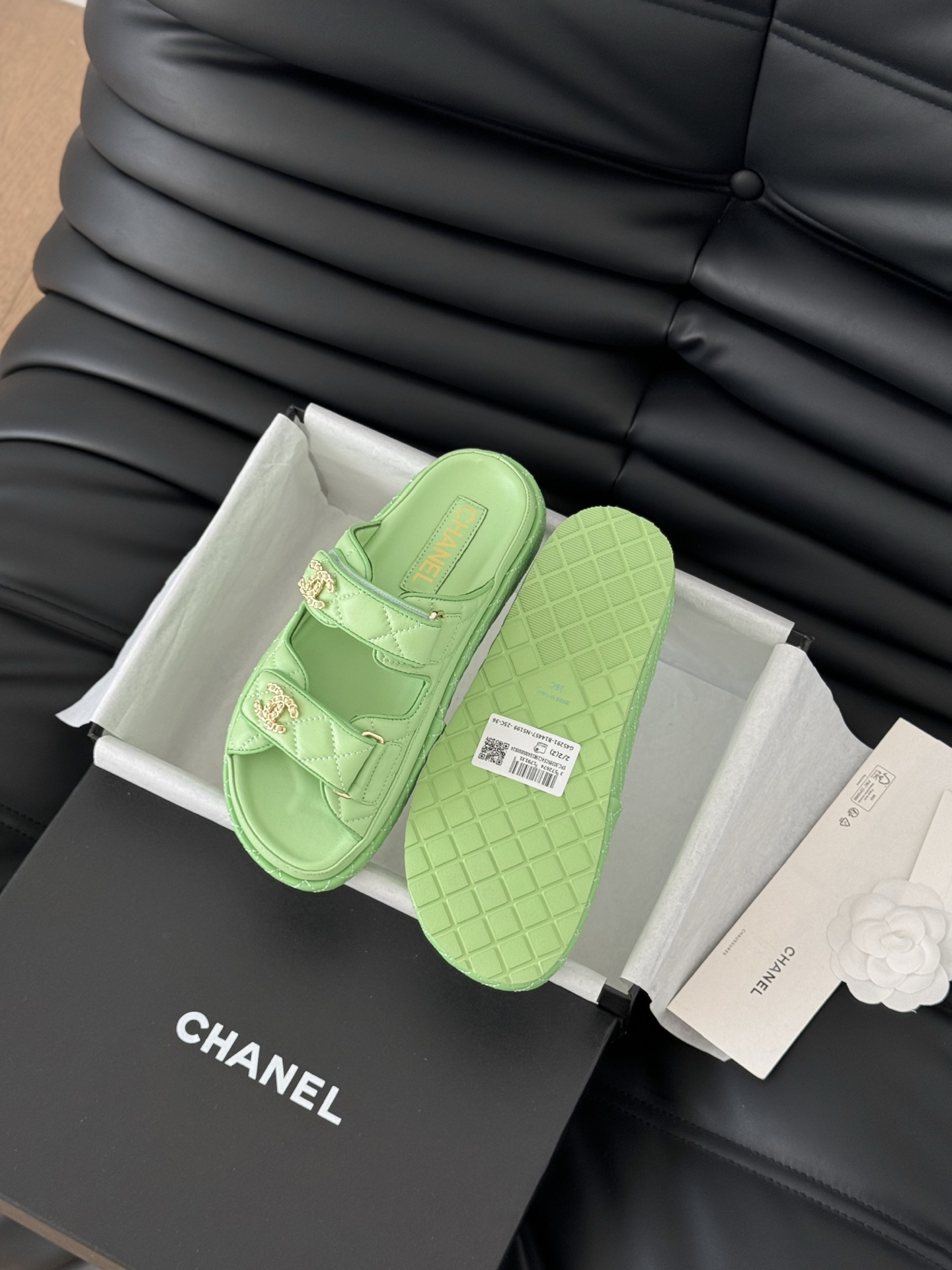 Chanel Lambskin Slippers