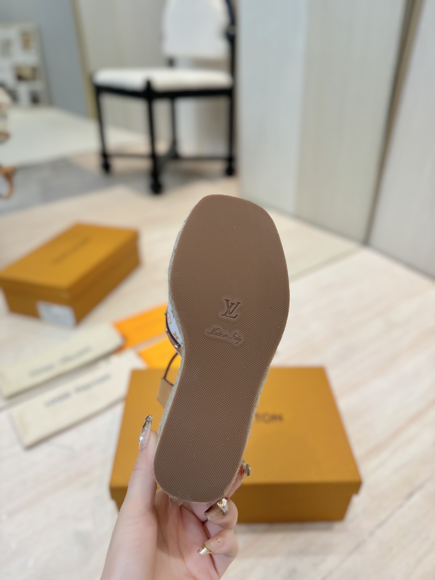 LV X TM Platform Sandals