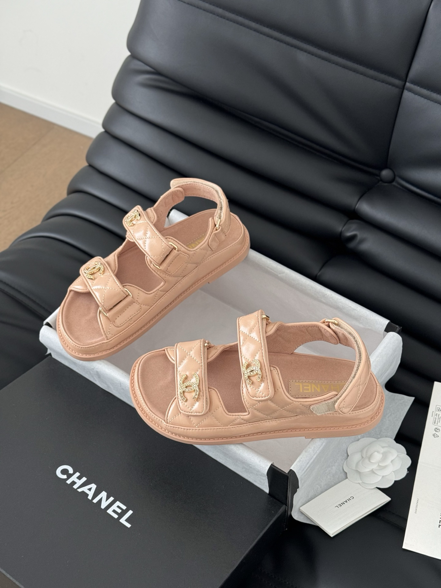 Chanel Soft Lambskin Sandals