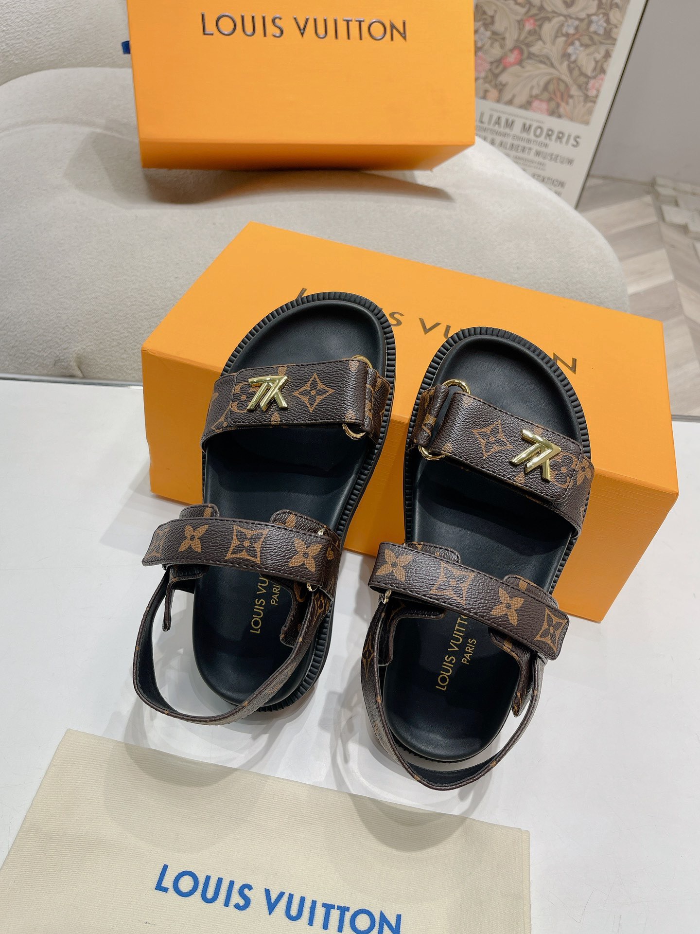 Louis Vuitton LV Sunset Comfort Flat Sandals