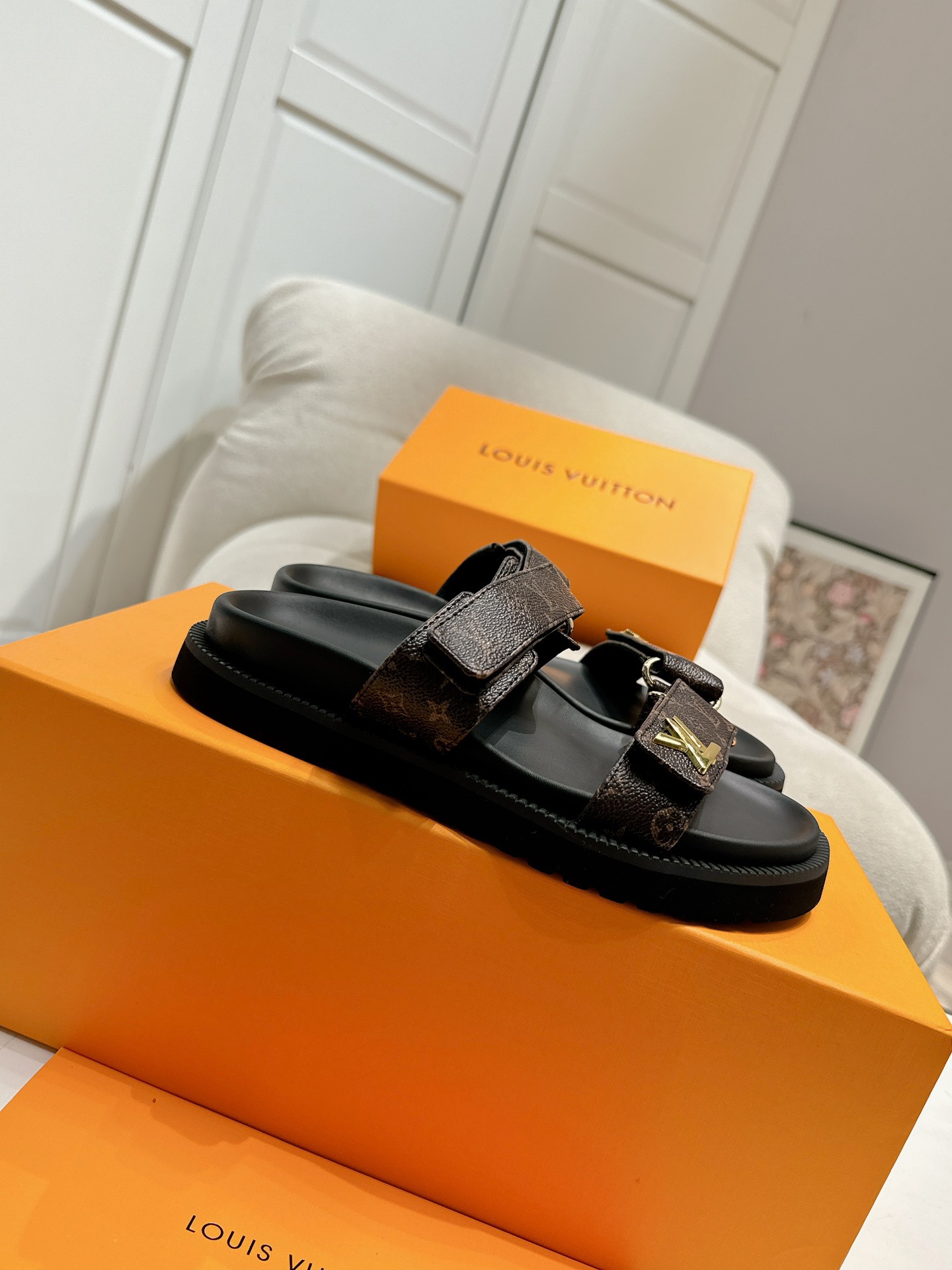 Louis Vuitton LV Sunset Comfort Flat Sandals