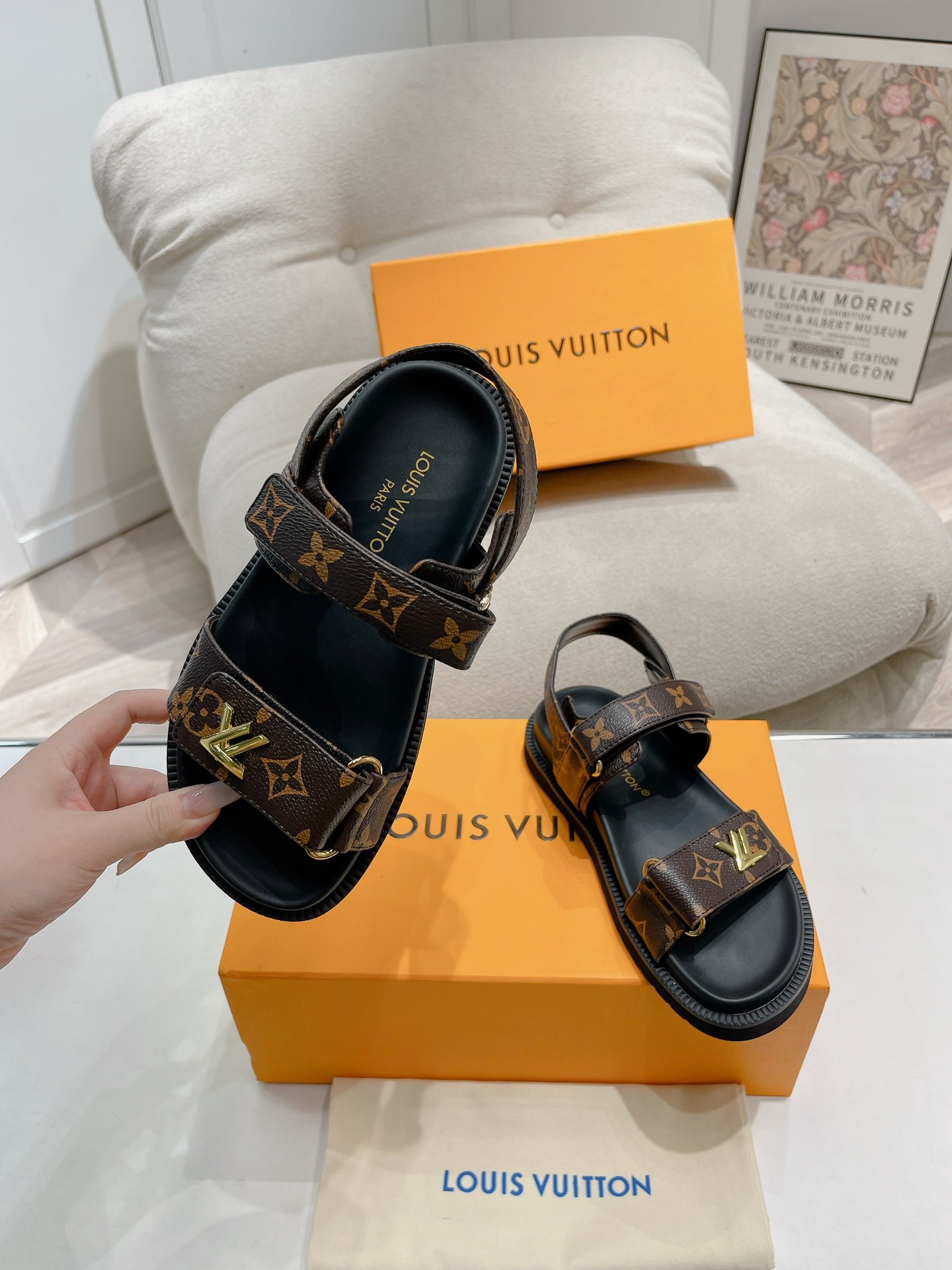 Louis Vuitton LV Sunset Comfort Flat Sandals