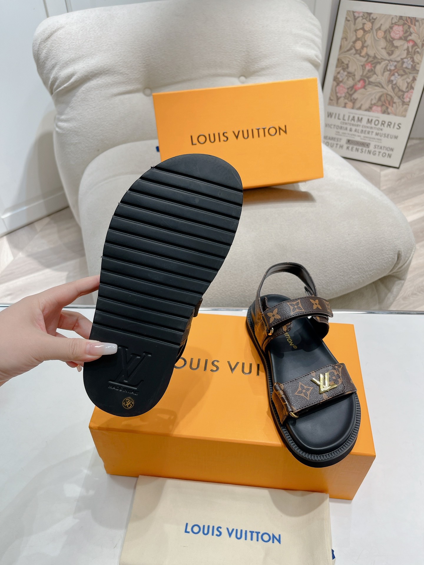 Louis Vuitton LV Sunset Comfort Flat Sandals