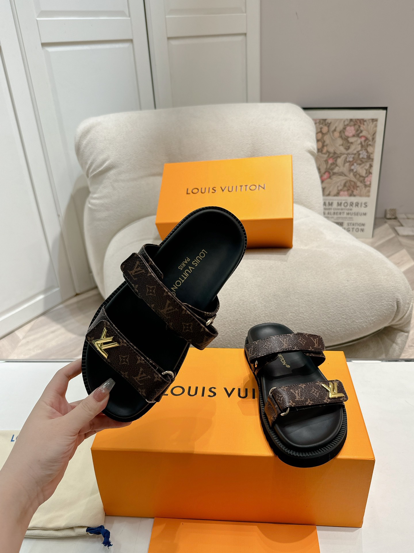 Louis Vuitton LV Sunset Comfort Flat Sandals