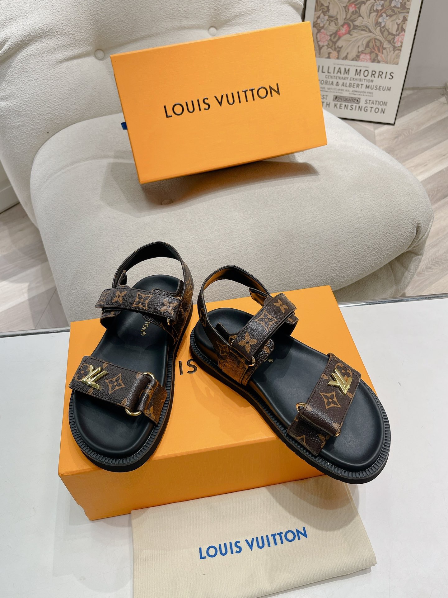 Louis Vuitton LV Sunset Comfort Flat Sandals