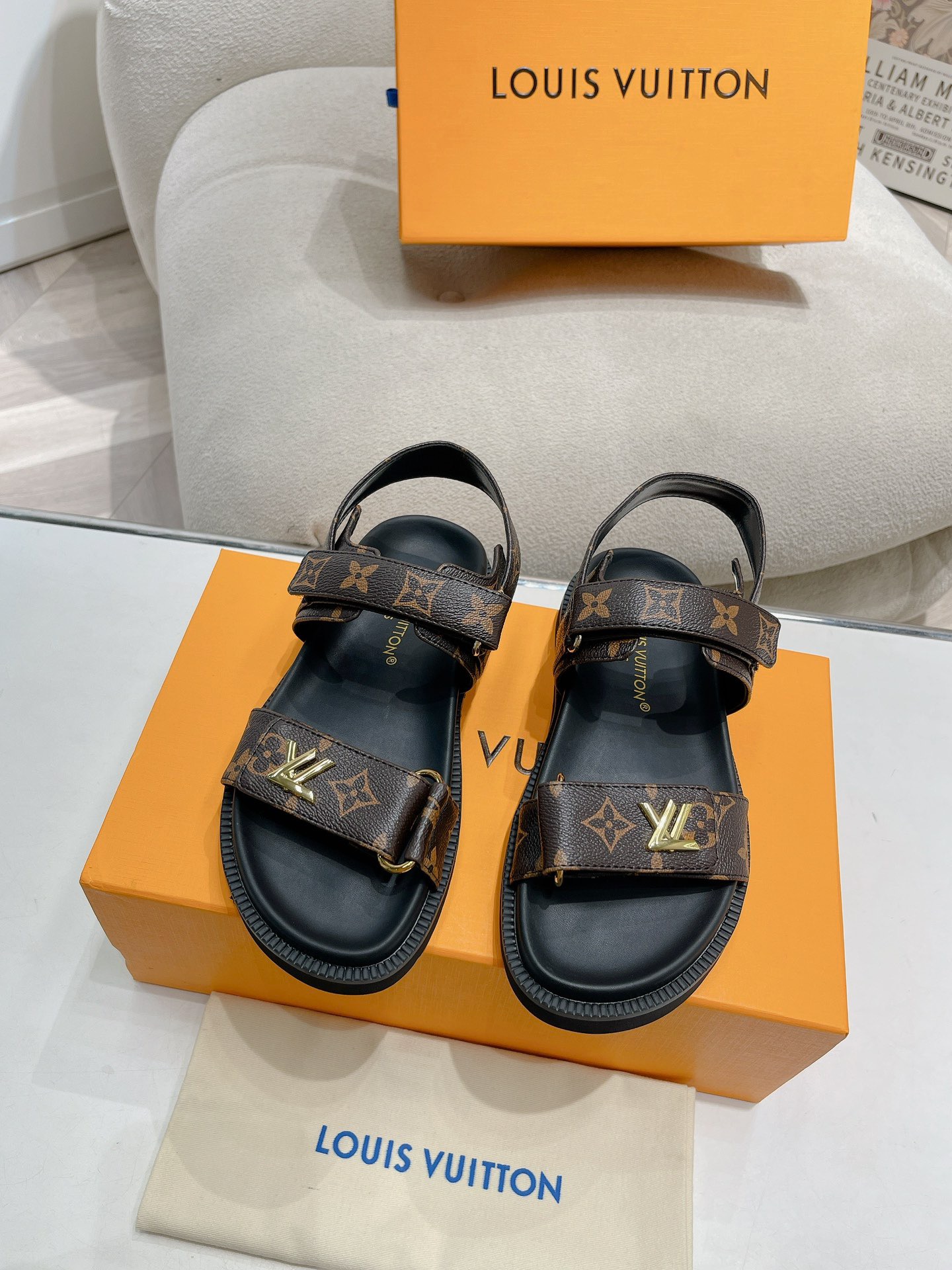 Louis Vuitton LV Sunset Comfort Flat Sandals