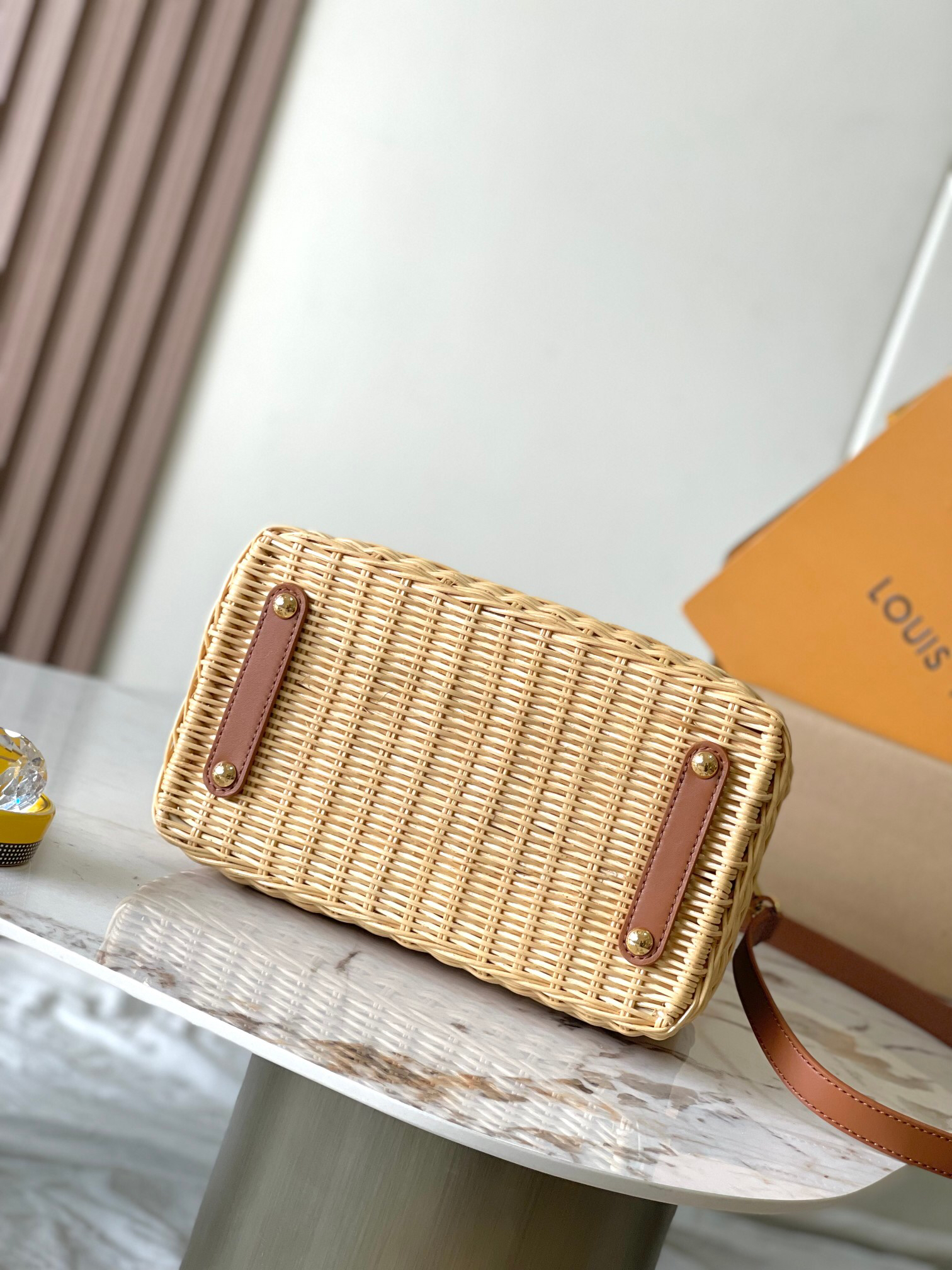 Louis Vuitton LV Capucines BB Woven Handbag