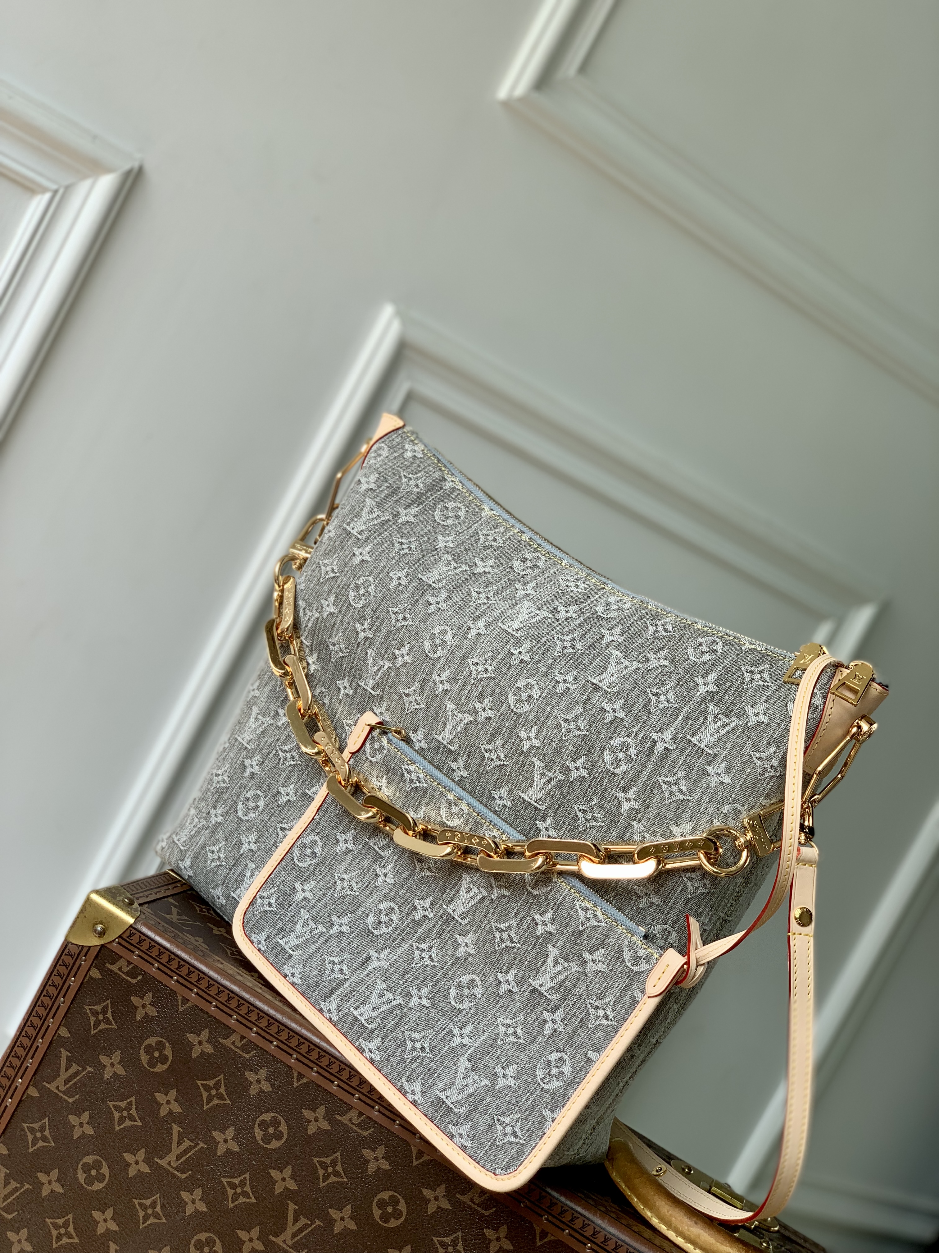 Louis Vuitton LV Coussin Hobo MM Chain Bag