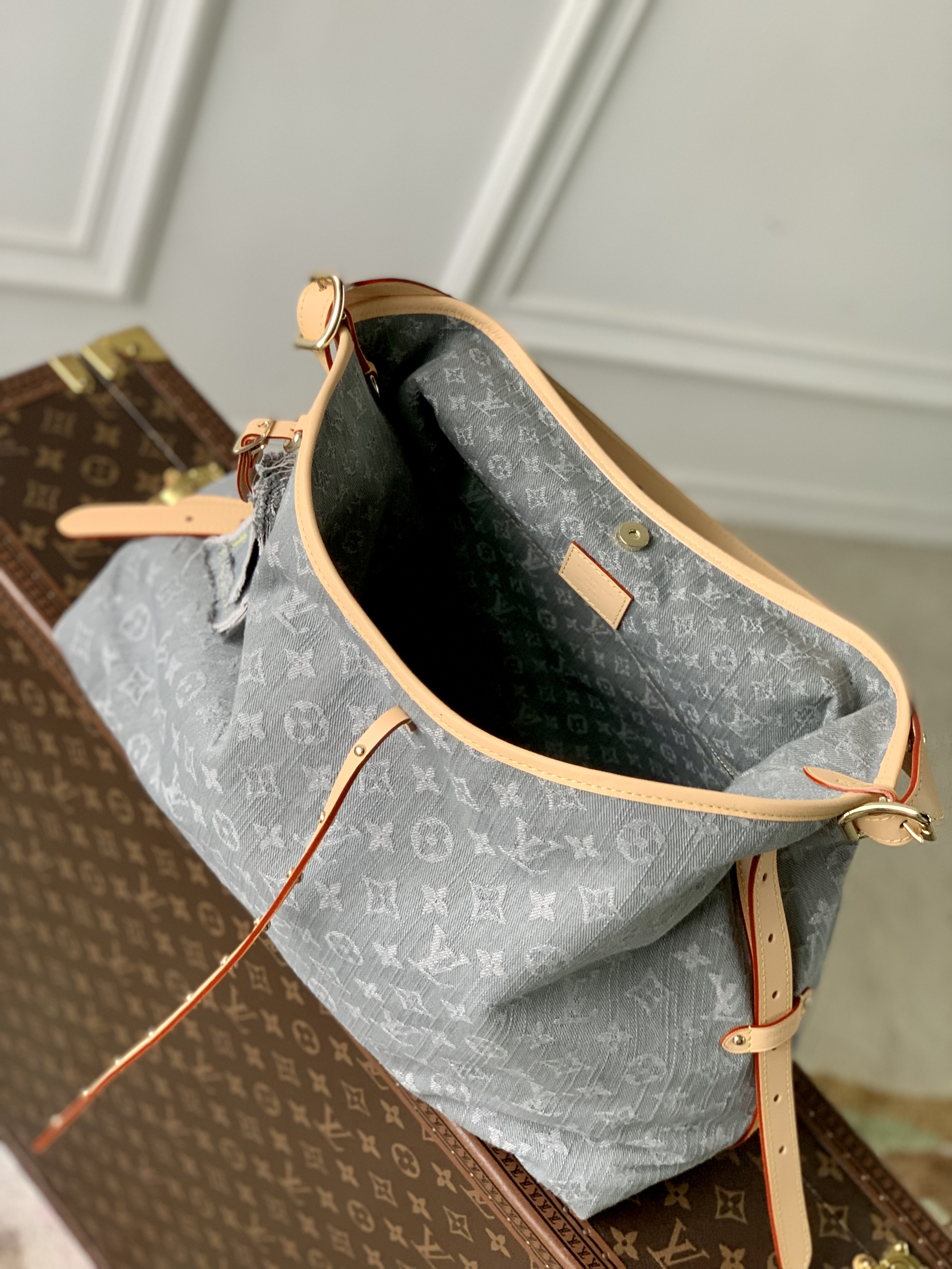 Louis Vuitton LV Monogram Denim Handbag