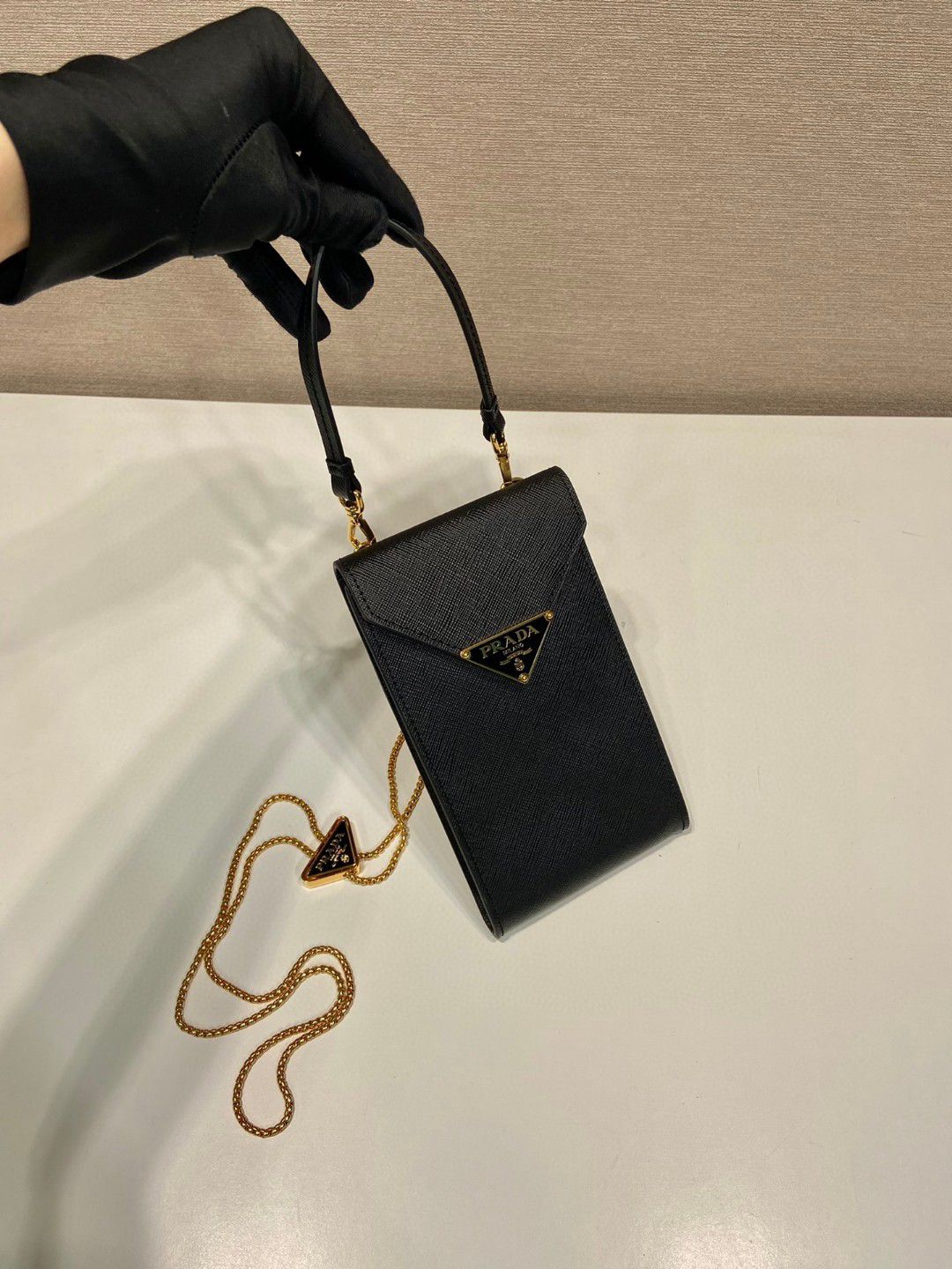 Prada Chain Card Holder