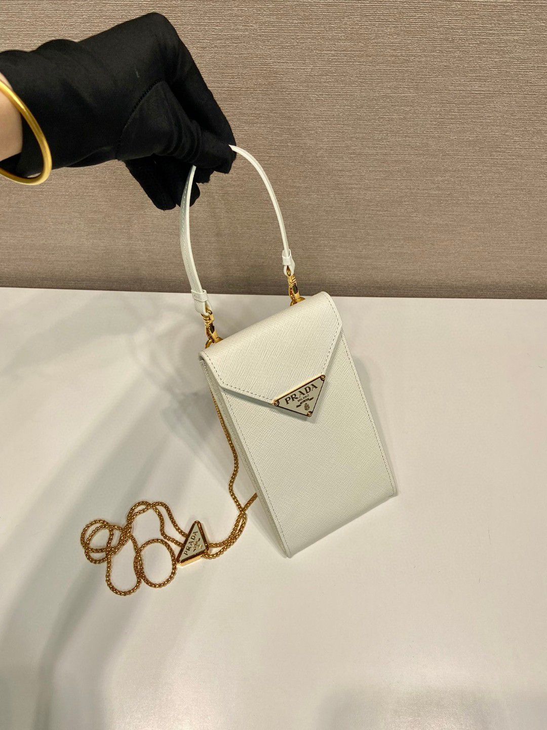 Prada Chain Card Holder