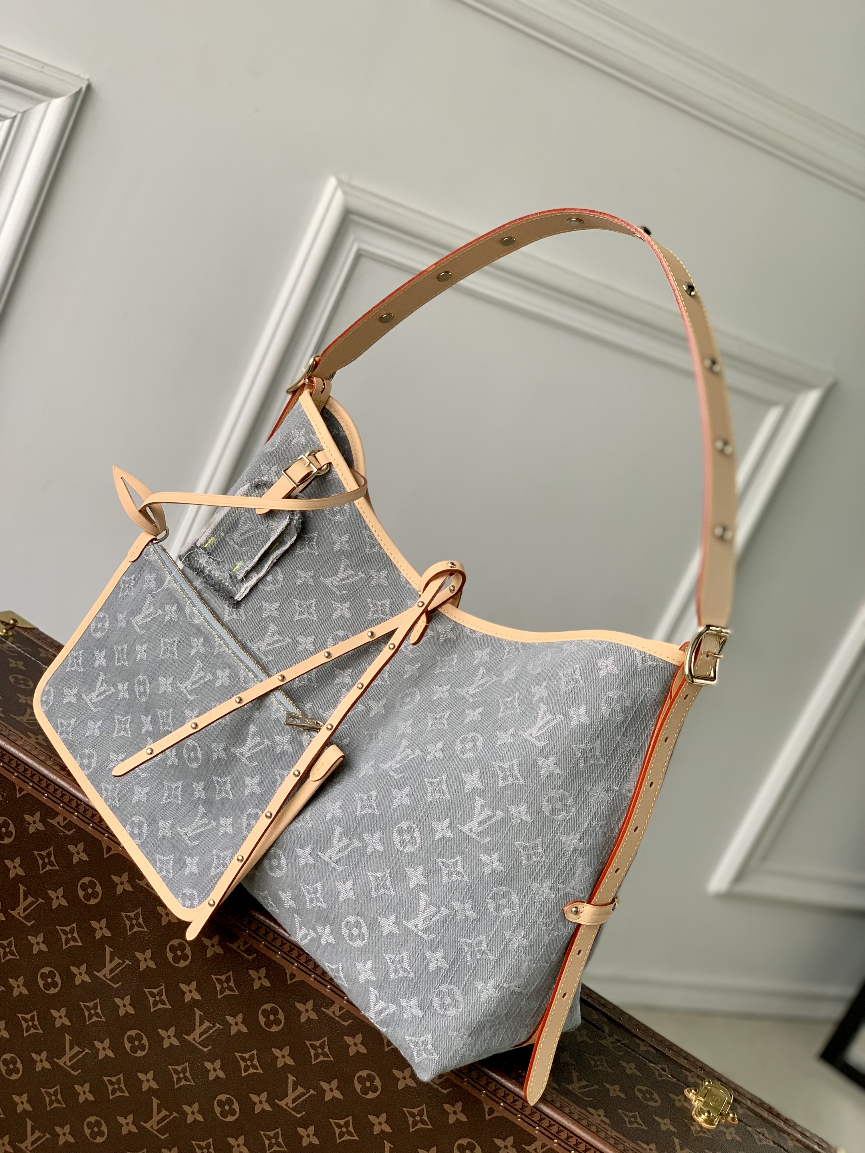 Louis Vuitton LV Monogram Denim Handbag
