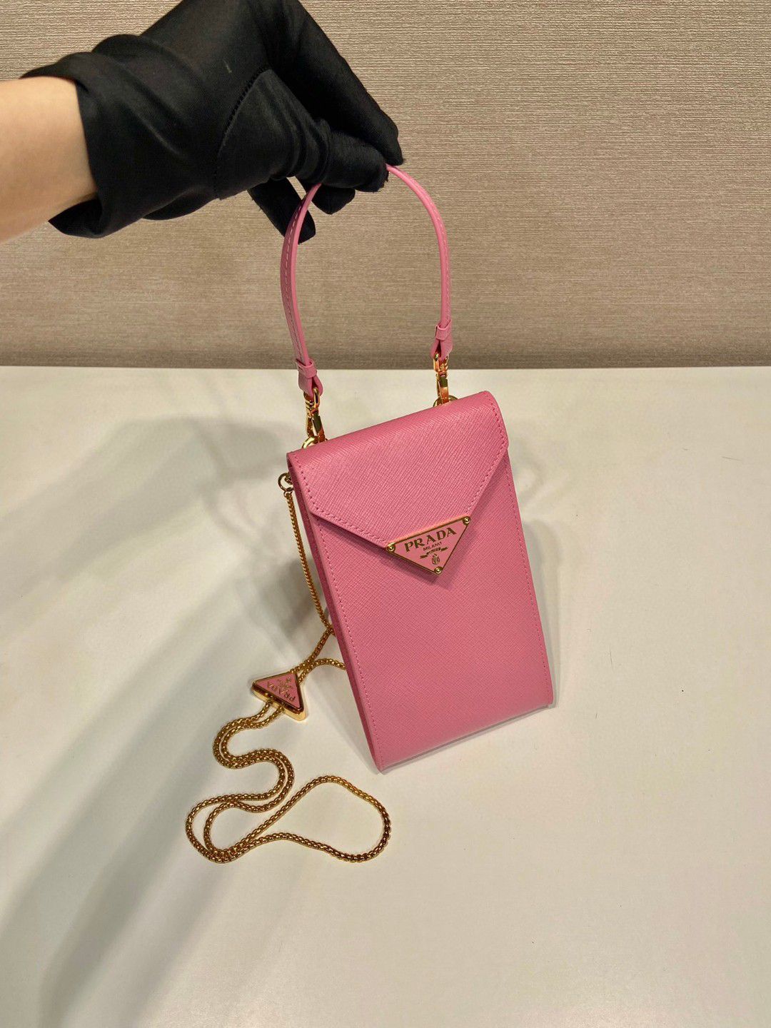 Prada Chain Card Holder