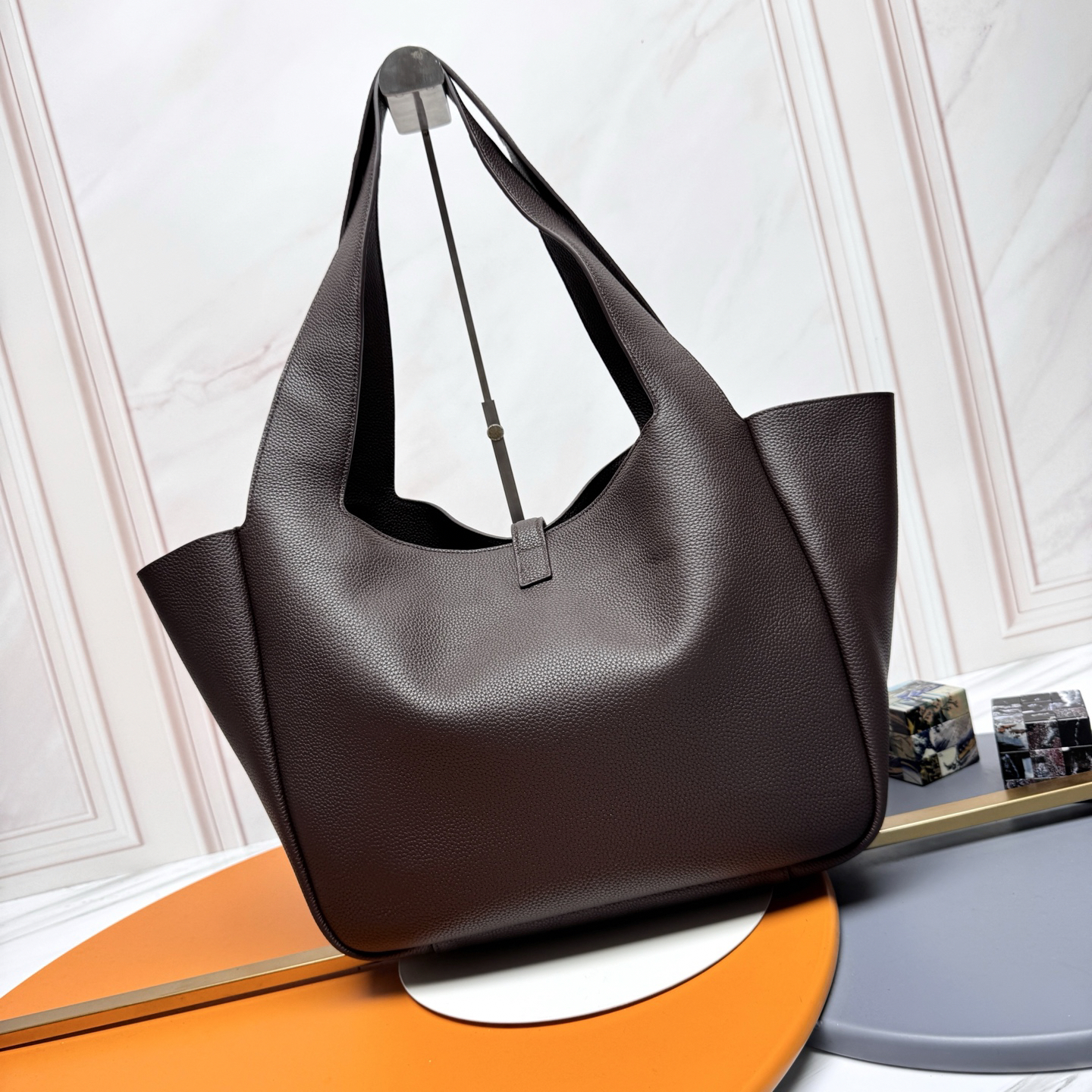 Saint Laurent YSL Grainy Leather Tote Bag