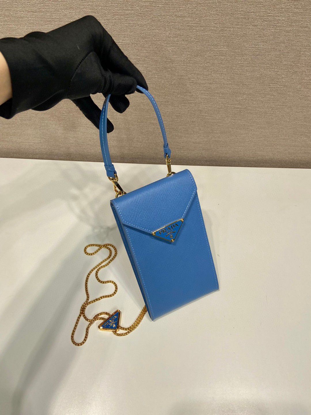 Prada Chain Card Holder