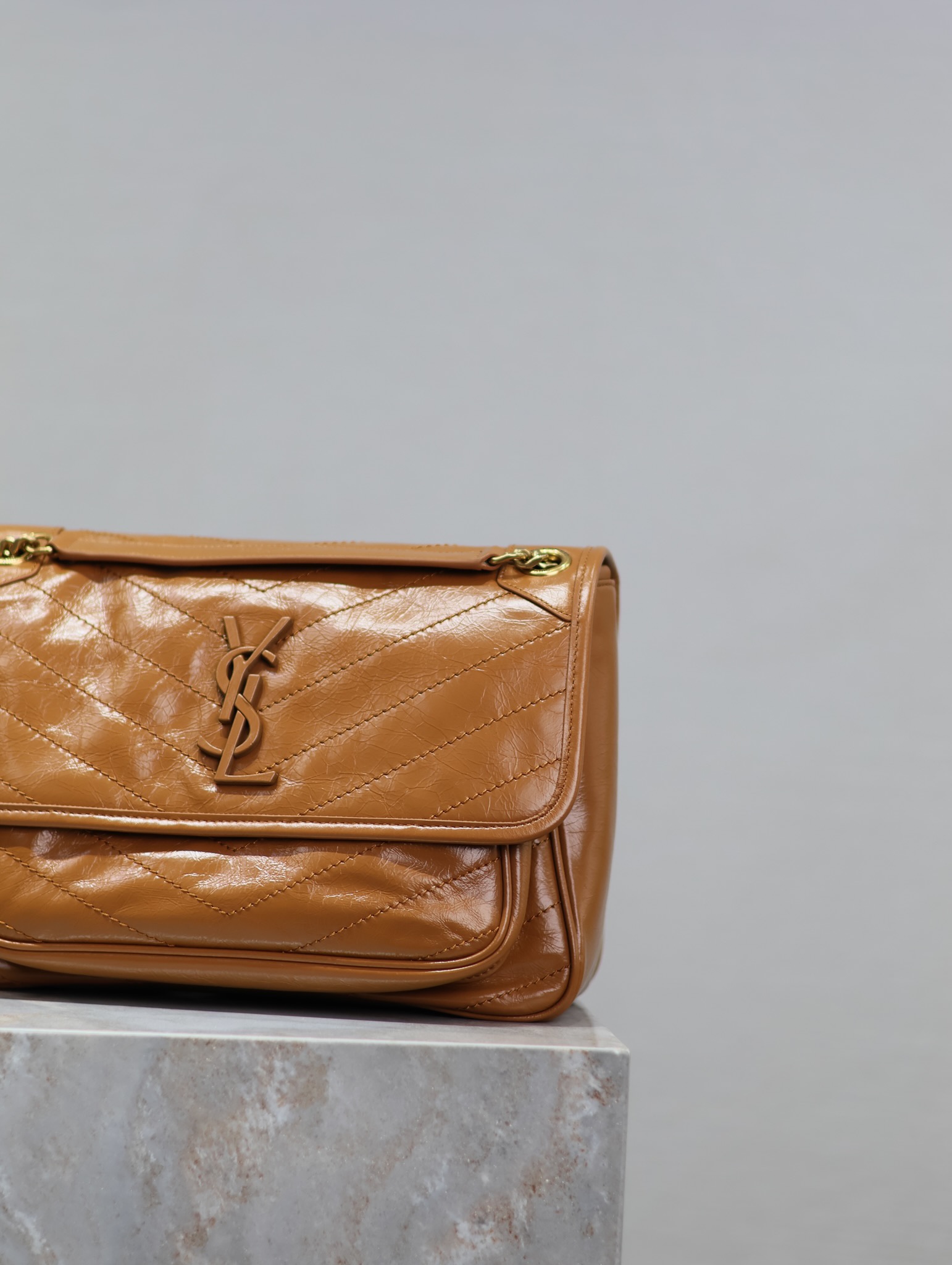 Saint Laurent YSL Niki Smooth Calfskin Handbag