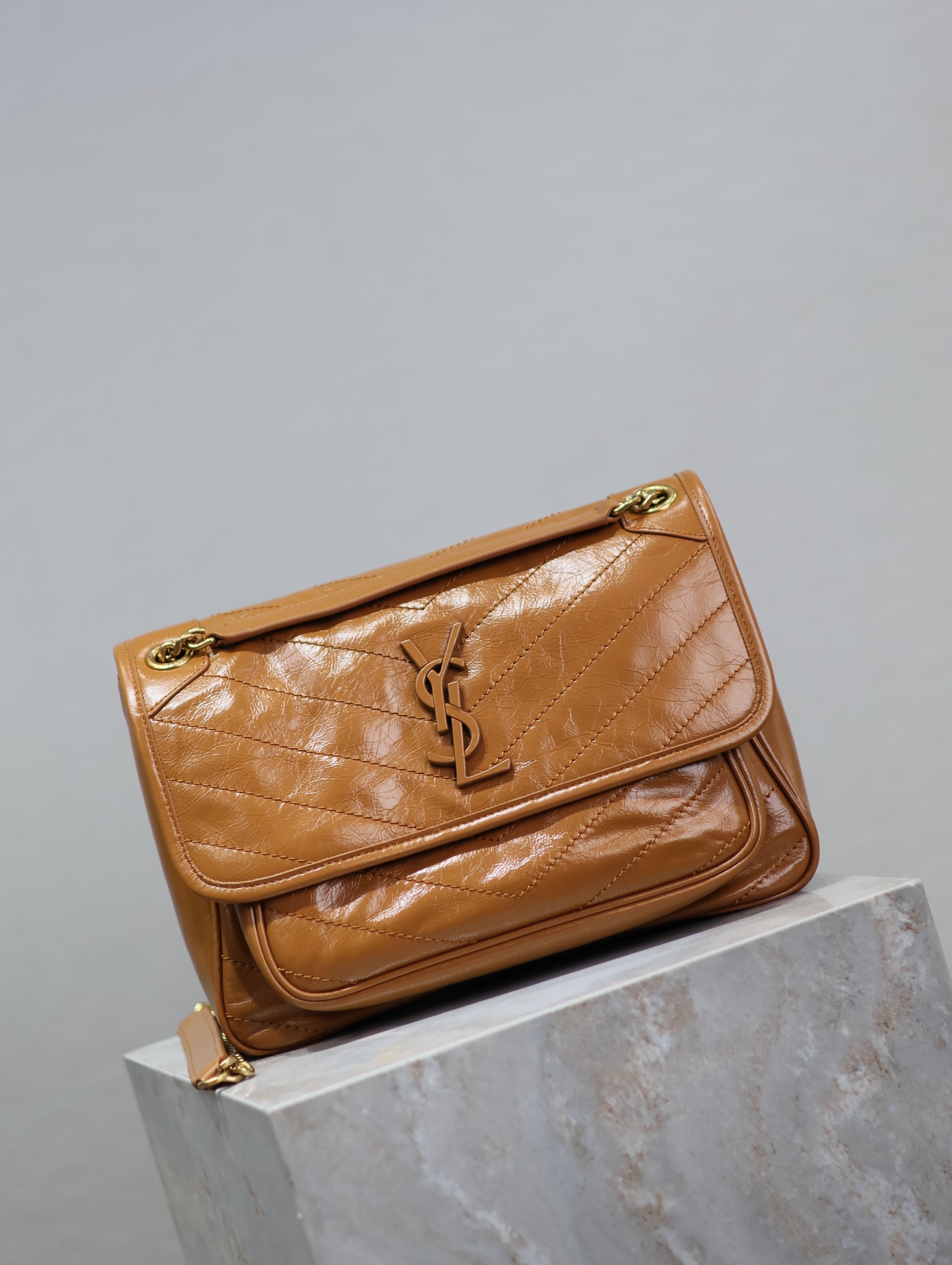 Saint Laurent YSL Niki Smooth Calfskin Handbag