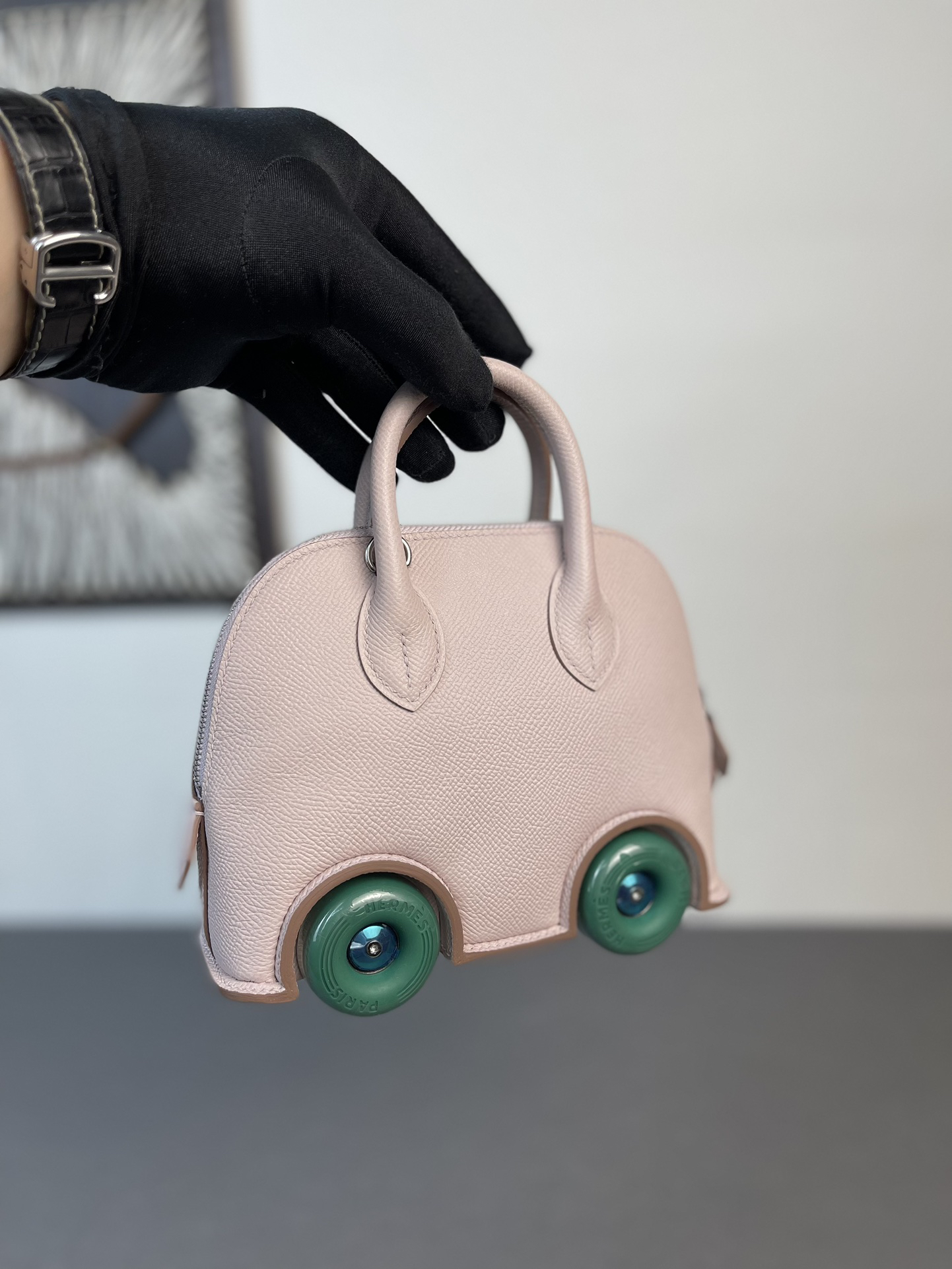 Hermès Mini Epsom Leather Rolling Bag