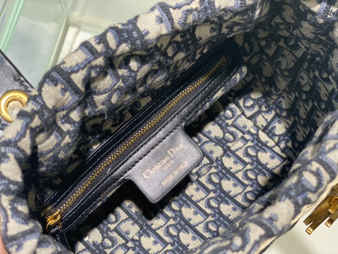 Dior Lady Art Handwoven Bag