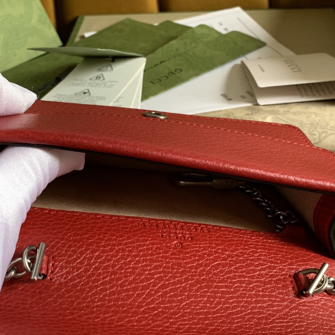 Gucci Dionysus Red Chain Bag