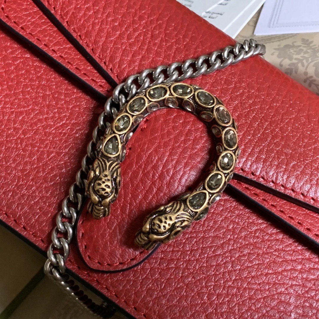 Gucci Dionysus Red Chain Bag